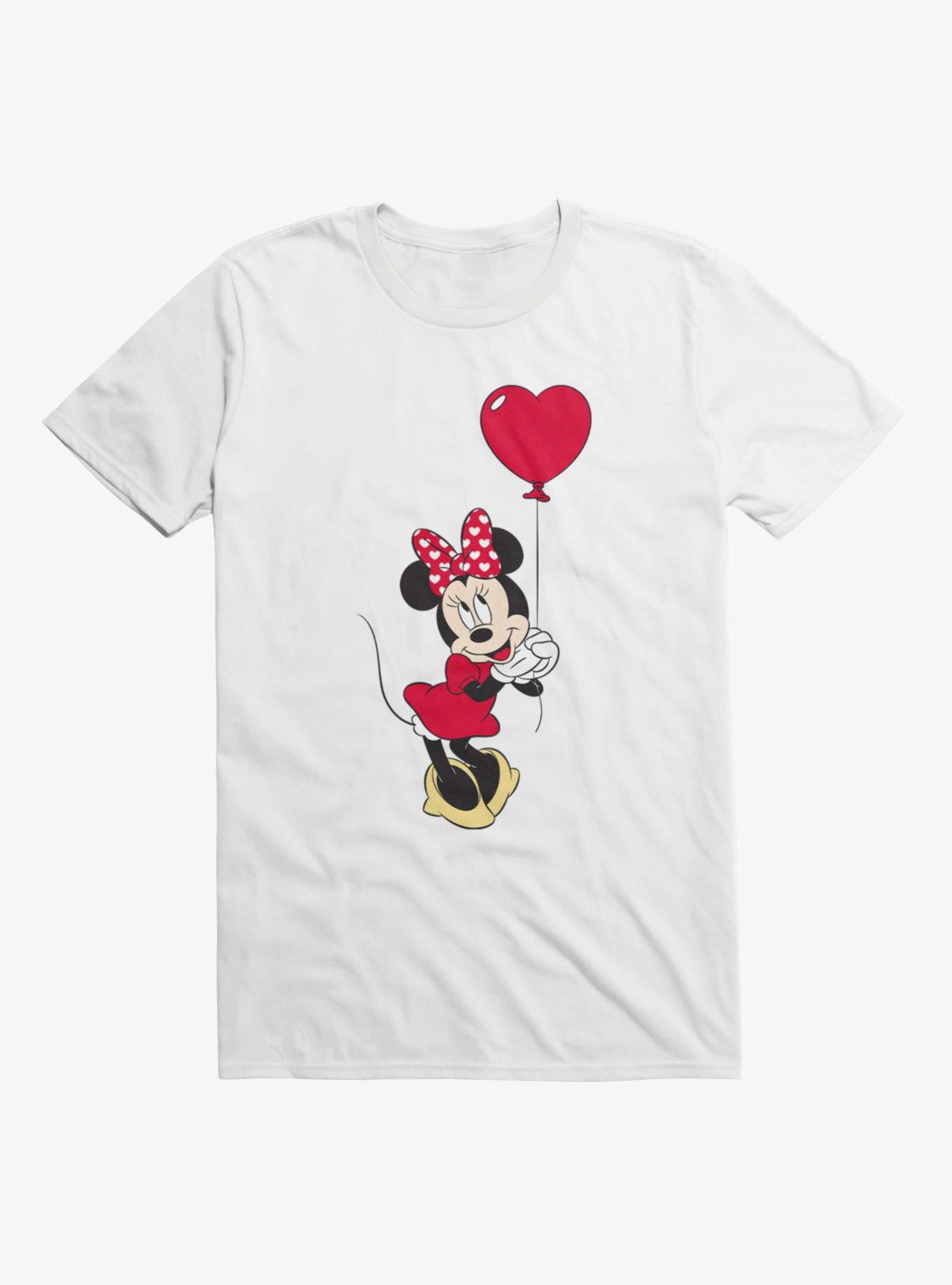 Disney Minnie Mouse Red Balloon Heart T-Shirt, , hi-res
