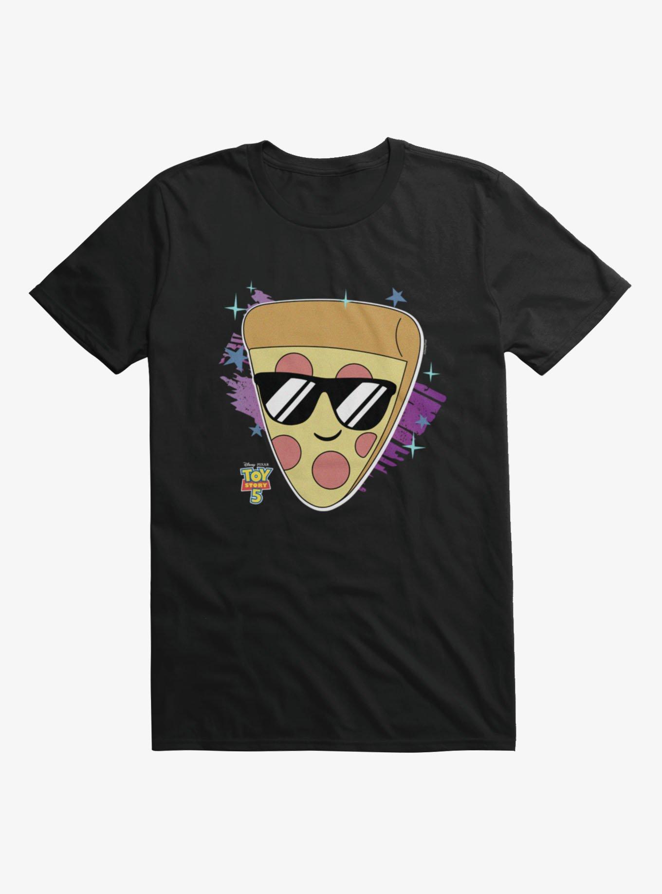 Disney Pixar Toy Story 5 Pizza With Sunglasses Stars T-Shirt, , hi-res