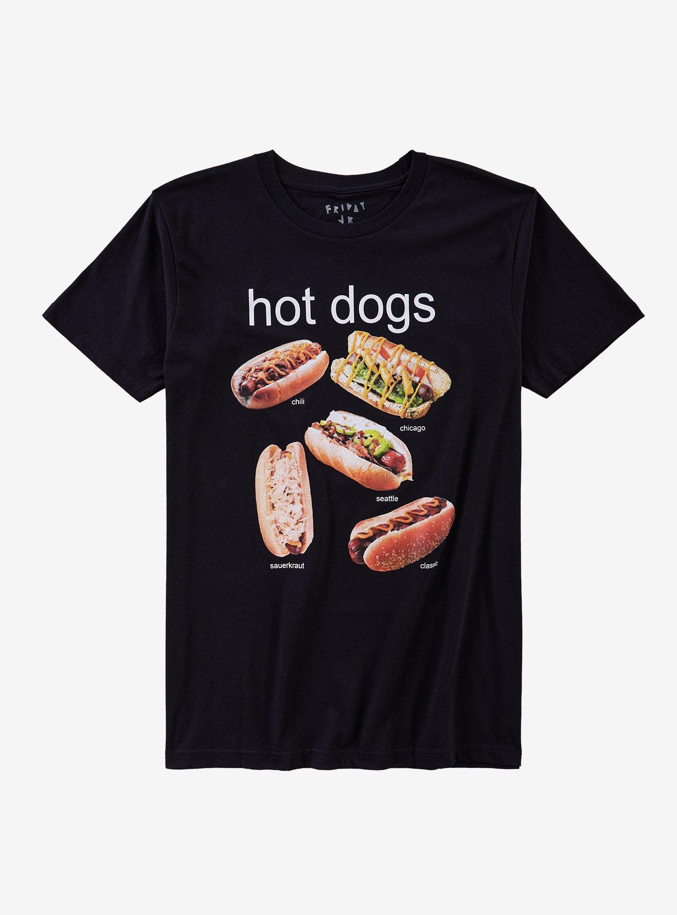 Hot Dog Collage T-Shirt By Friday Jr.
