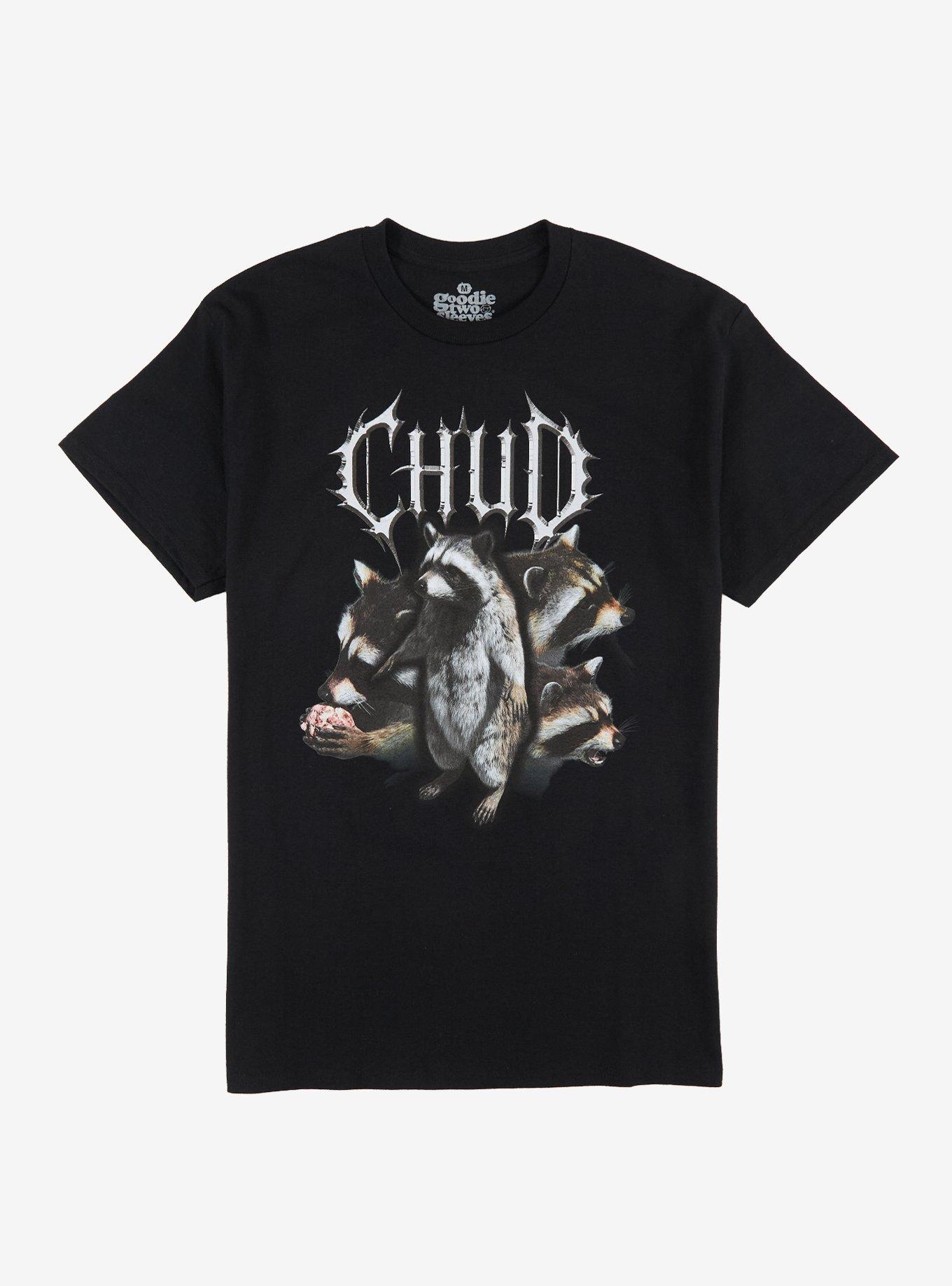 Chud Raccoon T-Shirt By Goodie Two Sleeves
