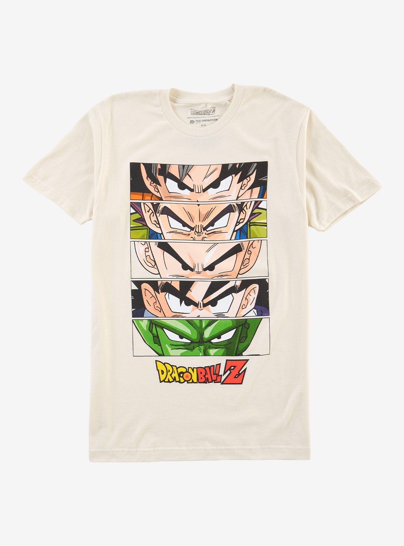 Dragon Ball Z Eyes Panels T-Shirt