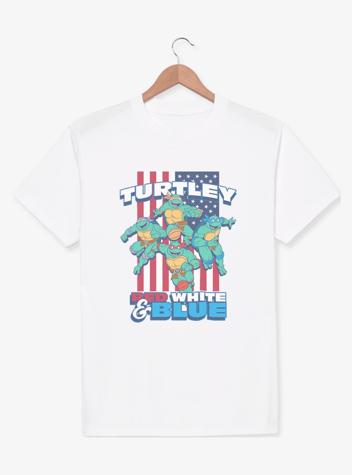 Teenage Mutant Ninja Turtles Turtley America Red White & Blue T-Shirt, , hi-res