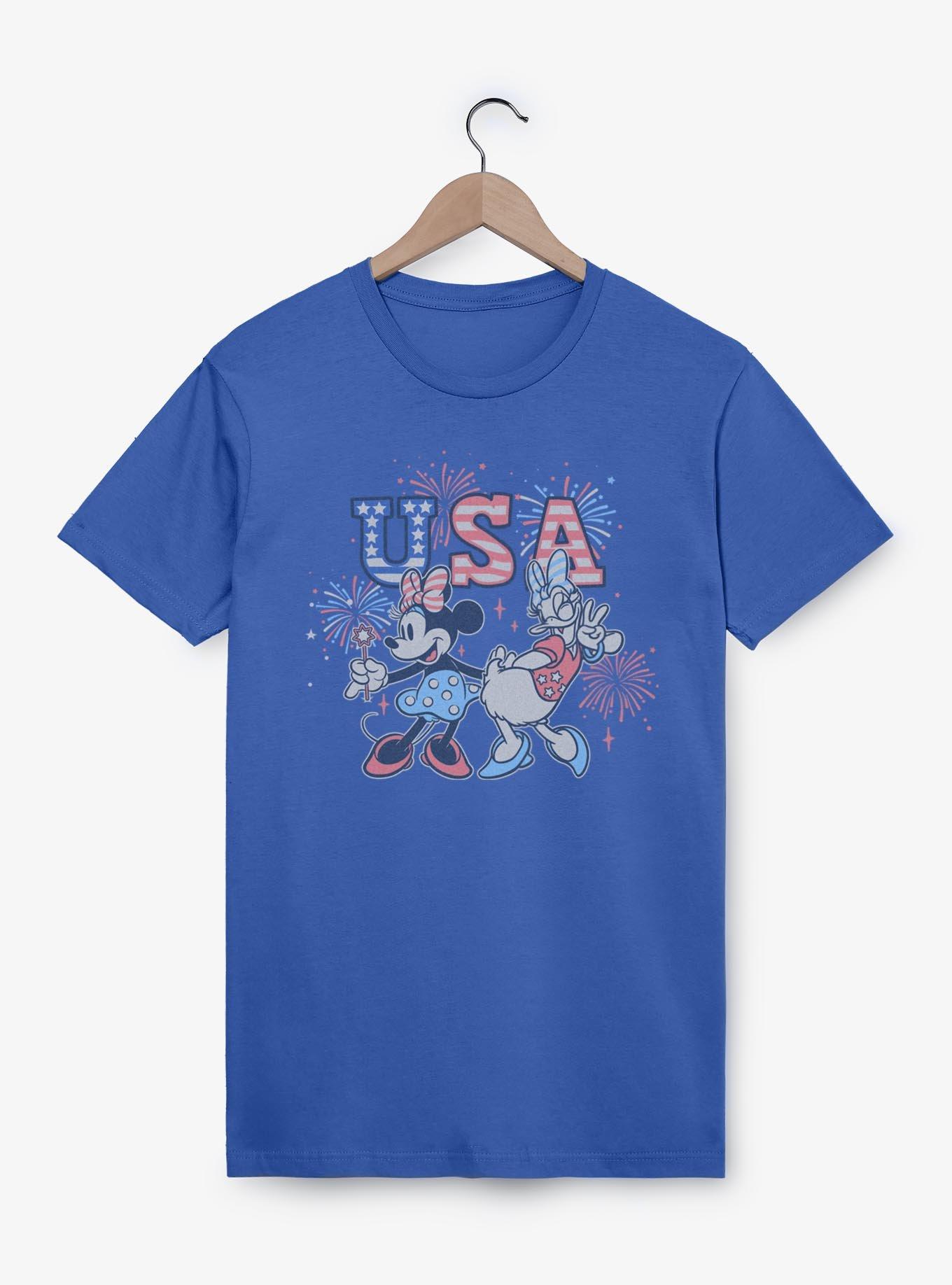 Disney Minnie Mouse & Daisy Duck USA Fireworks T-Shirt, , hi-res