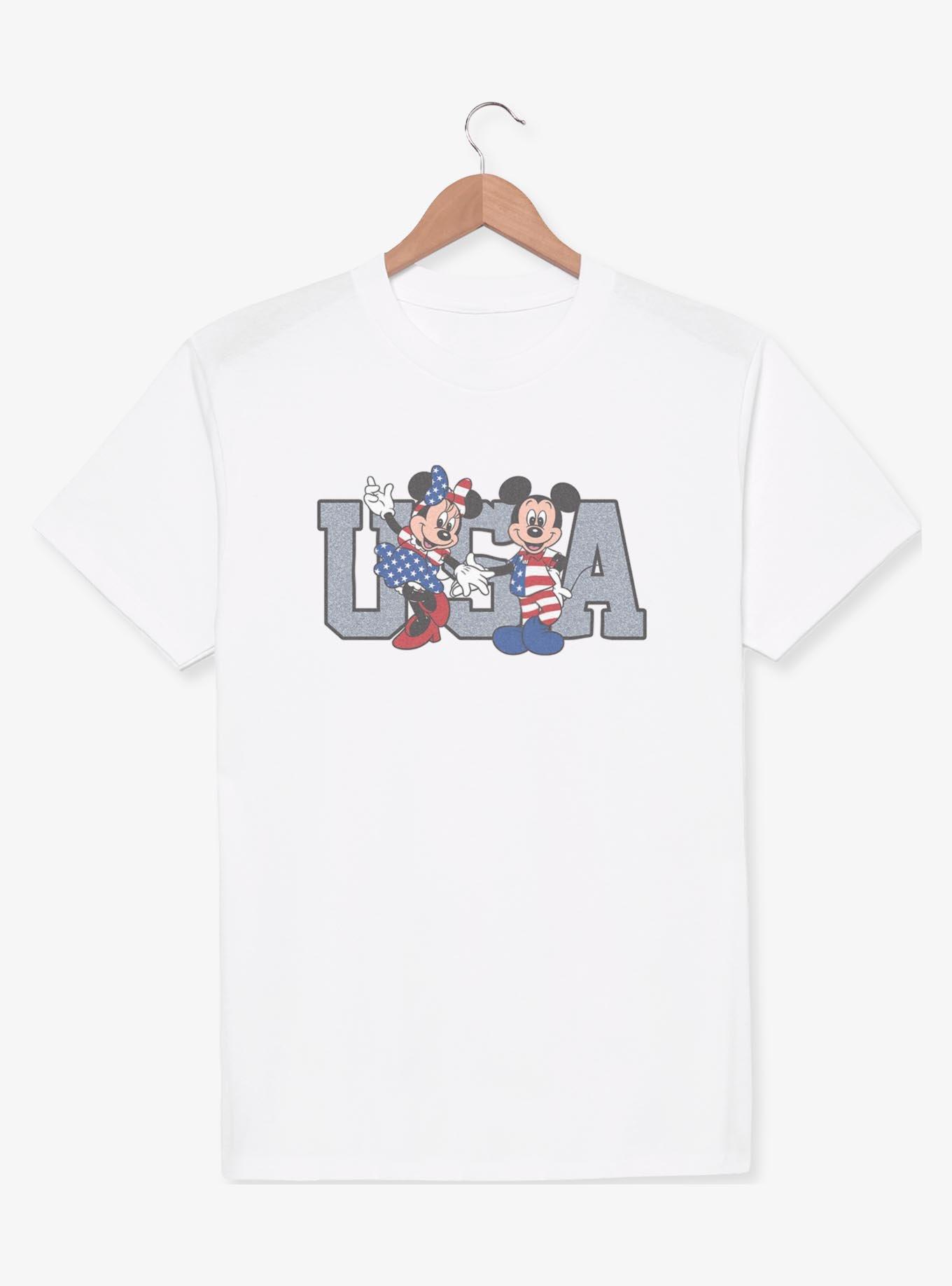 Disney Mickey Mouse & Minnie Mouse USA Duo T-Shirt, , hi-res