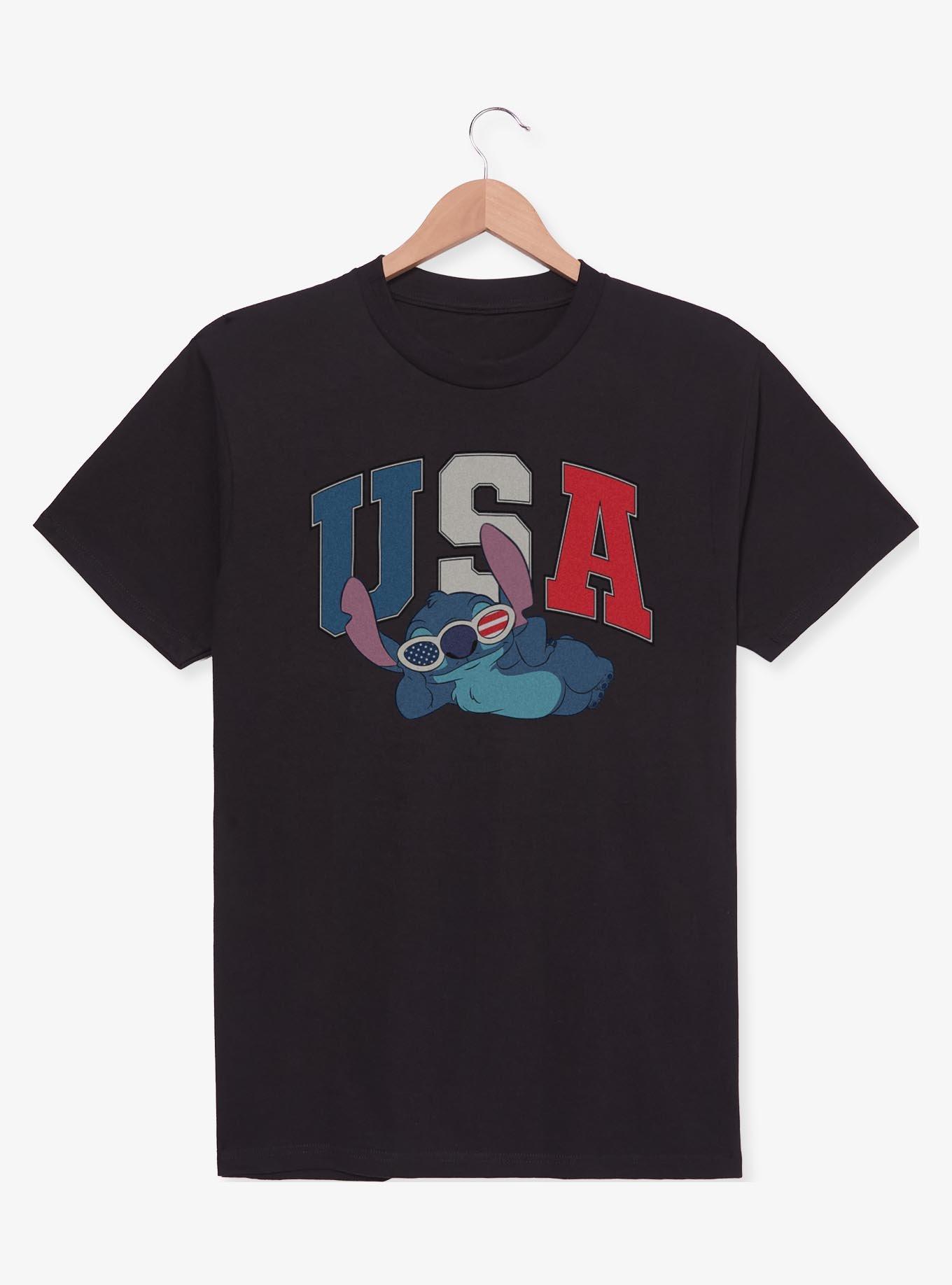 Disney Lilo & Stitch Big USA Arch Stitch T-Shirt, , hi-res