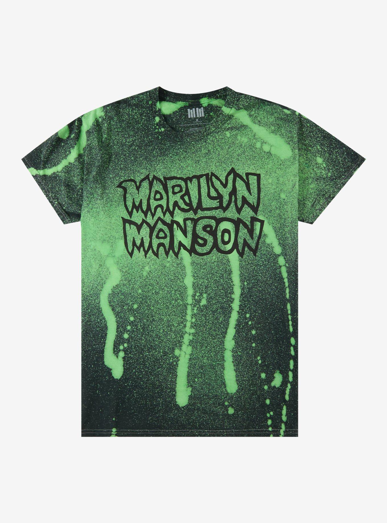 Marilyn Manson Green Spray T-Shirt | Hot Topic
