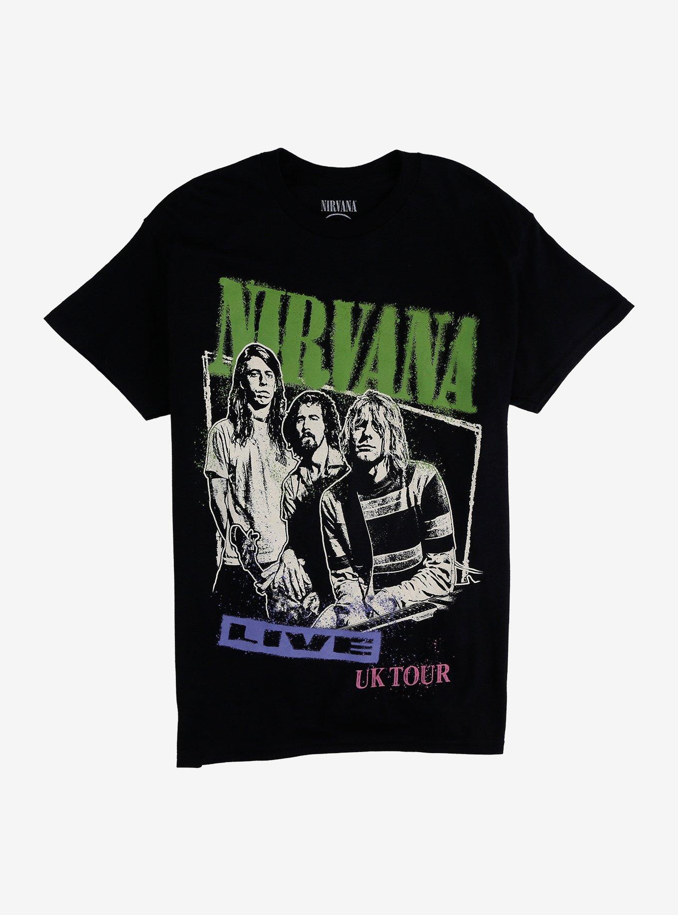 Nirvana Live UK Tour T-Shirt