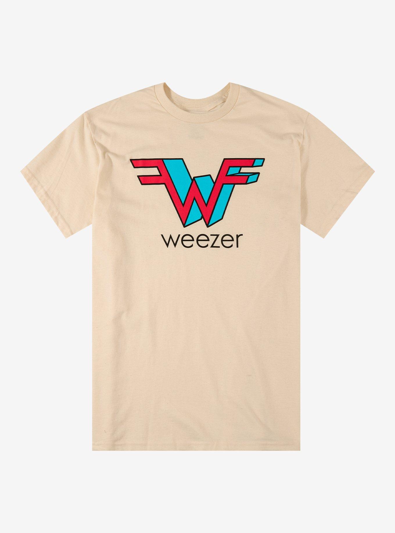 Weezer Red & Blue Logo T-Shirt