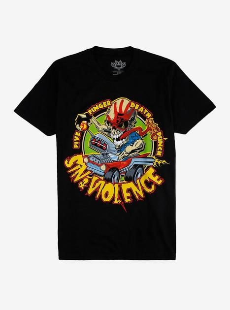 Five Finger Death Punch Sin & Violence T-Shirt | Hot Topic