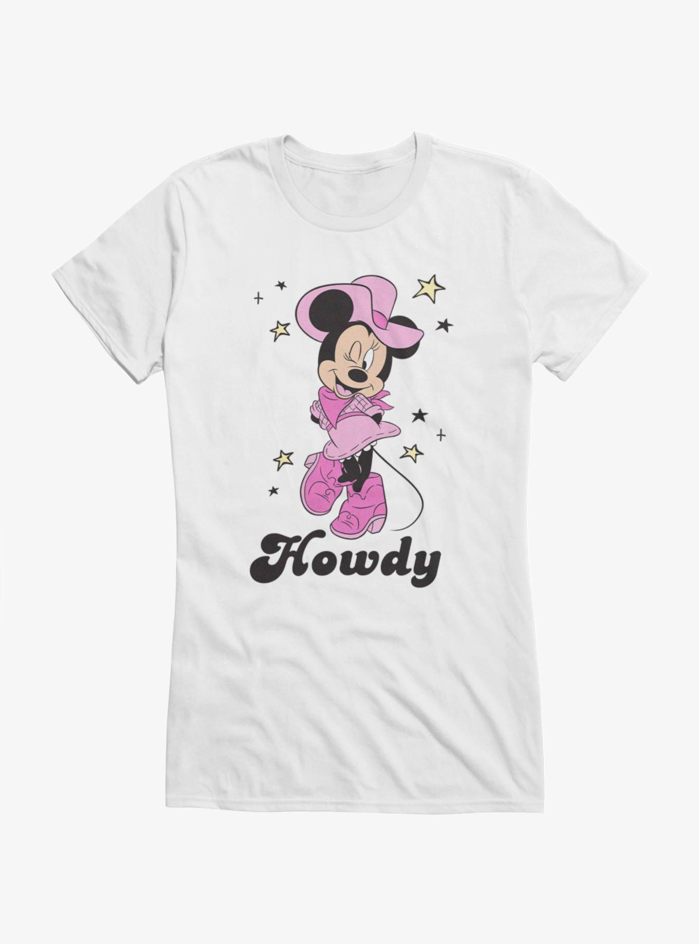Disney Minnie Mouse Howdy Cowgirl Wink Girls T-Shirt, , hi-res