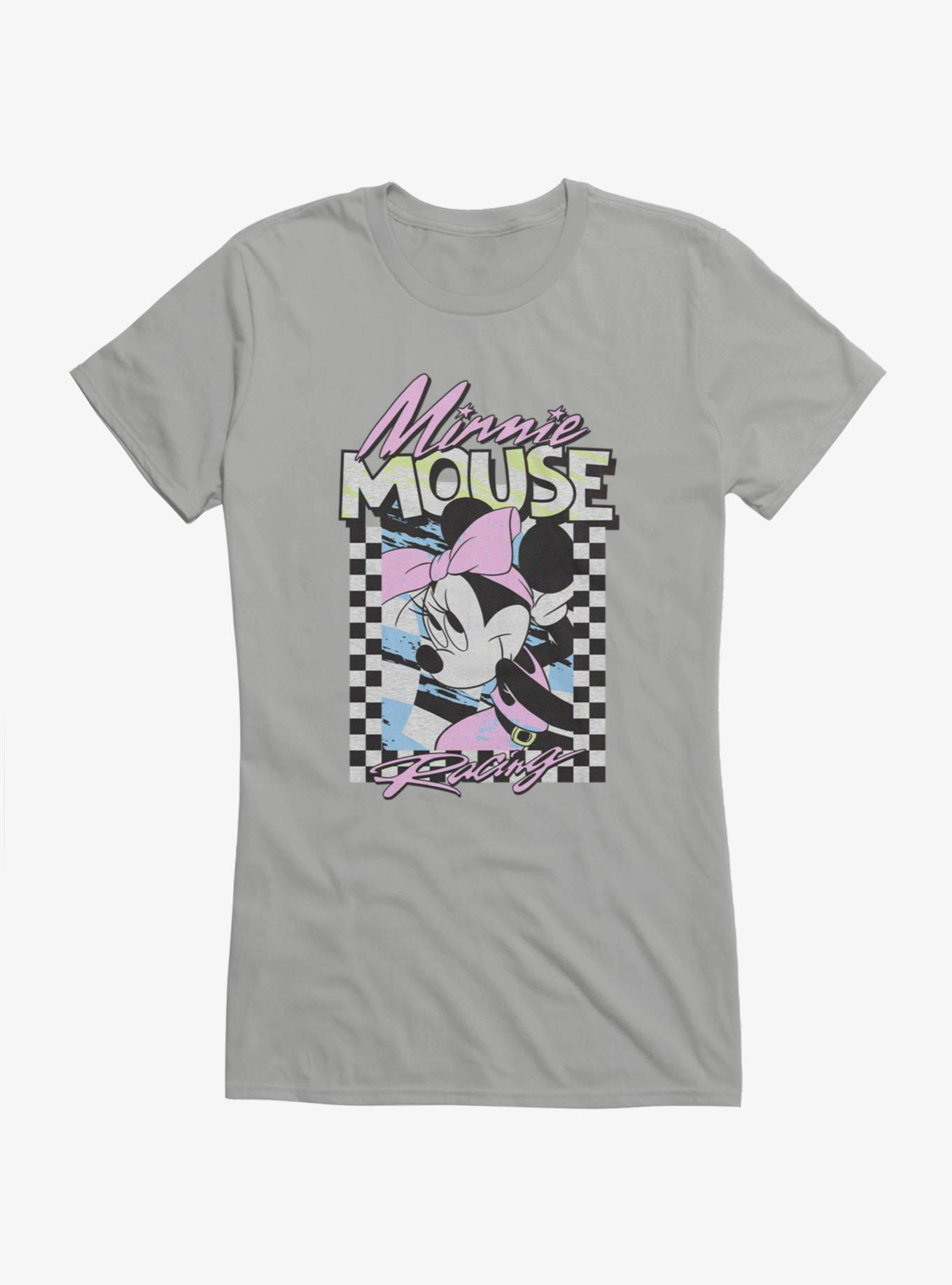 Disney Minnie Mouse Racing Checkered Frame Girls T-Shirt, , hi-res