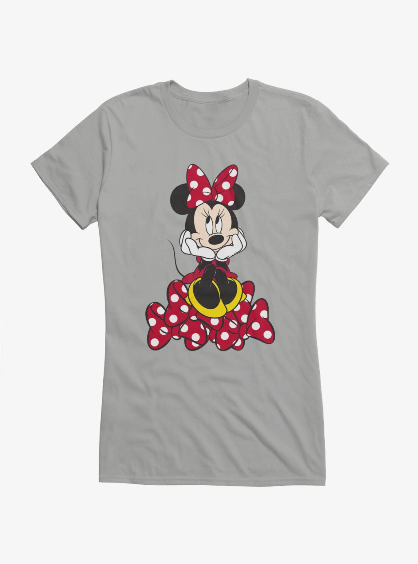 Disney Minnie Mouse Happy Pile Of Bows Girls T-Shirt, , hi-res