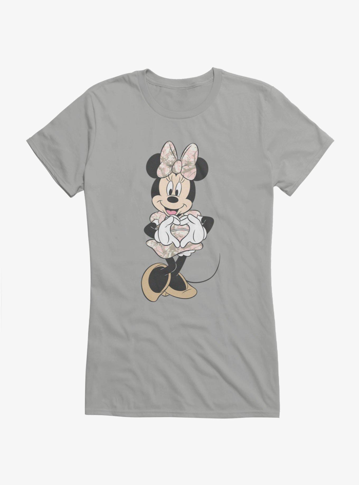 Disney Minnie Mouse Heart Hands Pink Camo Dress Girls T-Shirt, , hi-res