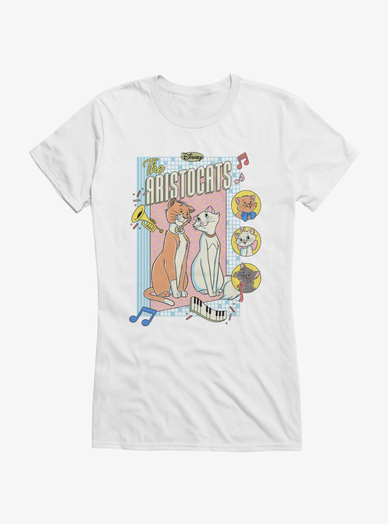 Disney Aristocats Vintage Music Cover Girls T-Shirt, , hi-res