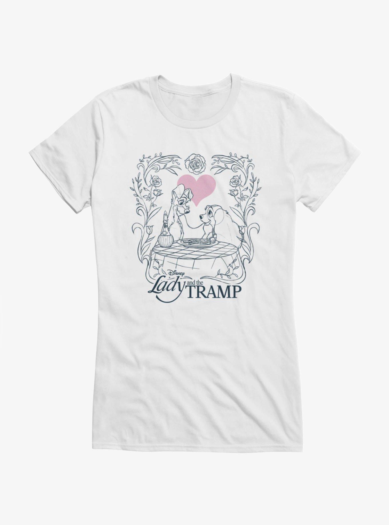Disney Lady And The Tramp Love Spaghetti Night Girls T-Shirt, , hi-res