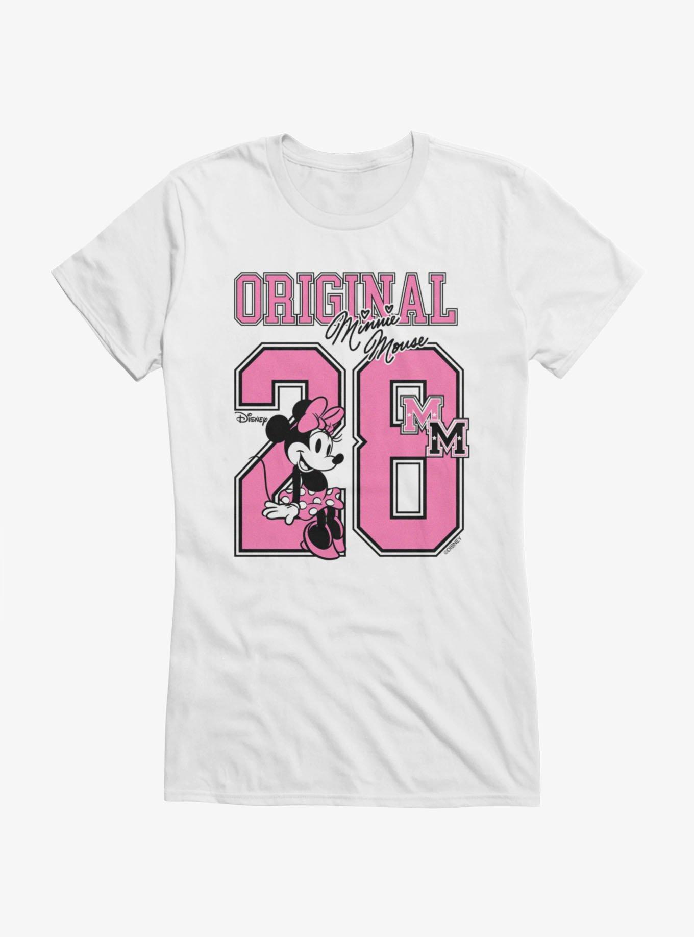 Disney Minnie Mouse Original 28 In Pink Girls T-Shirt