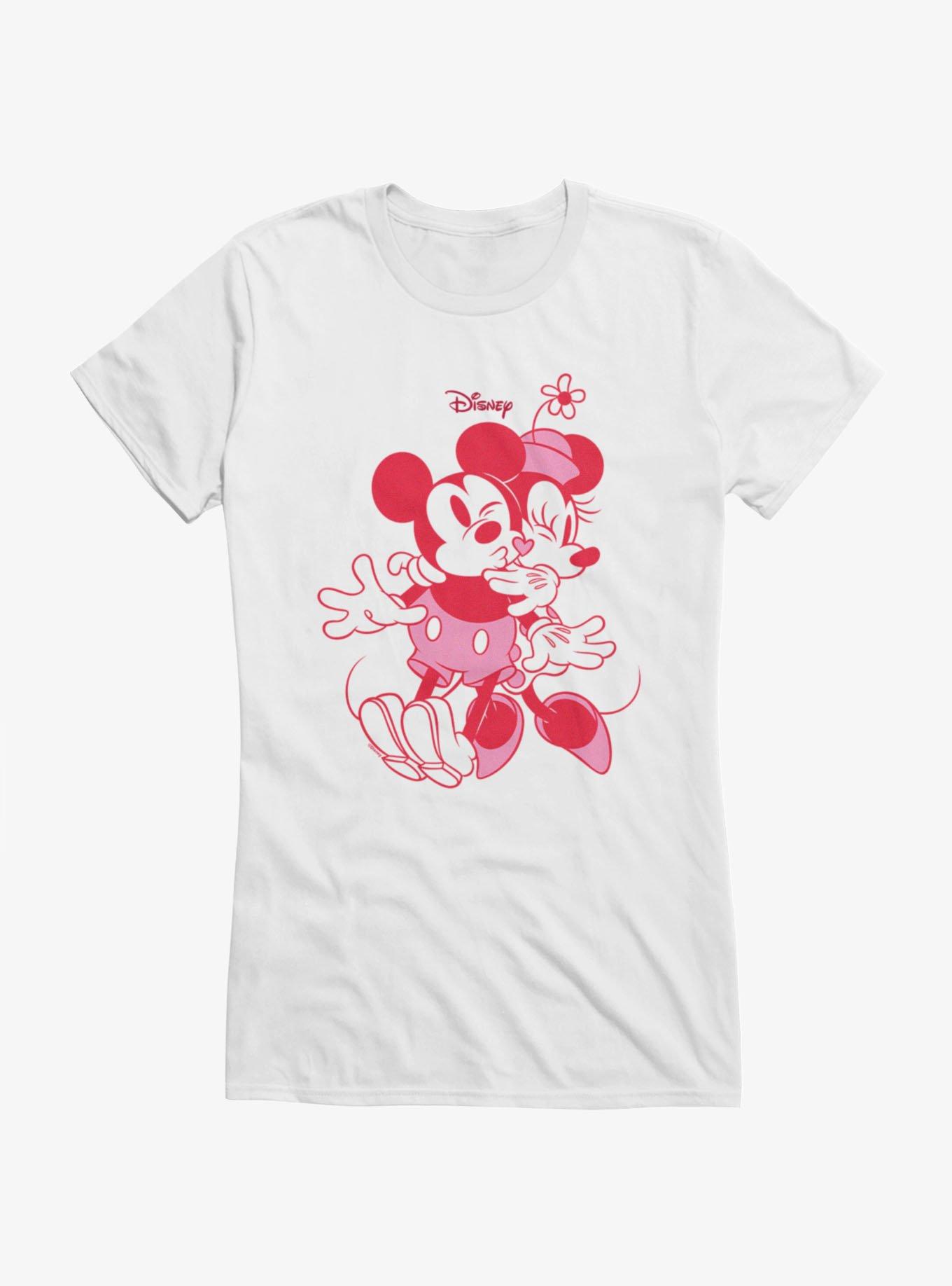 Disney Mickey Mouse Pink Hug And Heart Minnie Girls T-Shirt, , hi-res