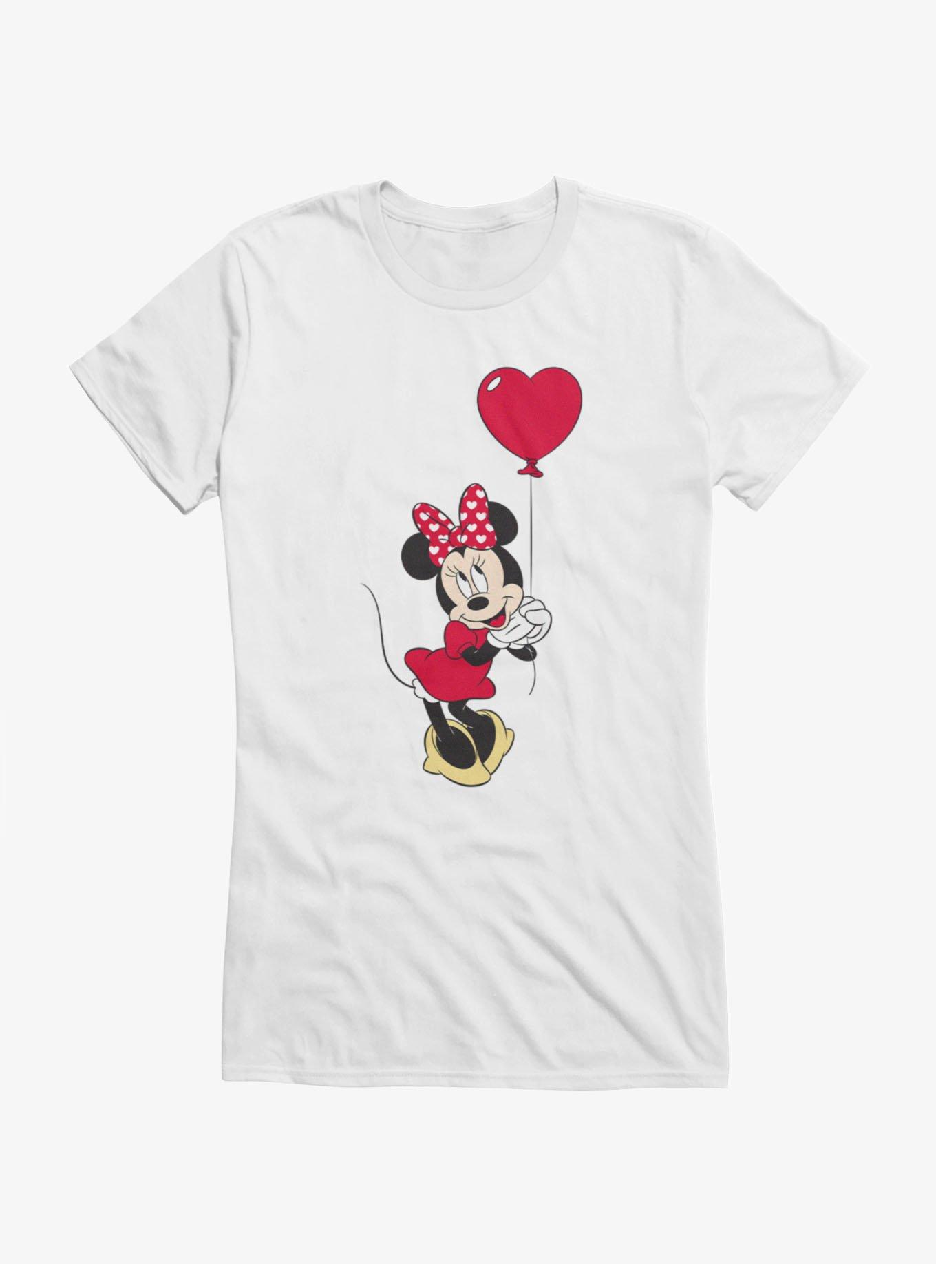 Disney Minnie Mouse Red Balloon Heart Girls T-Shirt, , hi-res