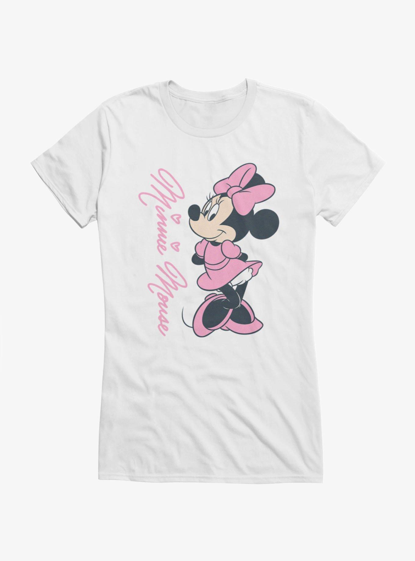 Disney Minnie Mouse Pink Autograph Girls T-Shirt, , hi-res