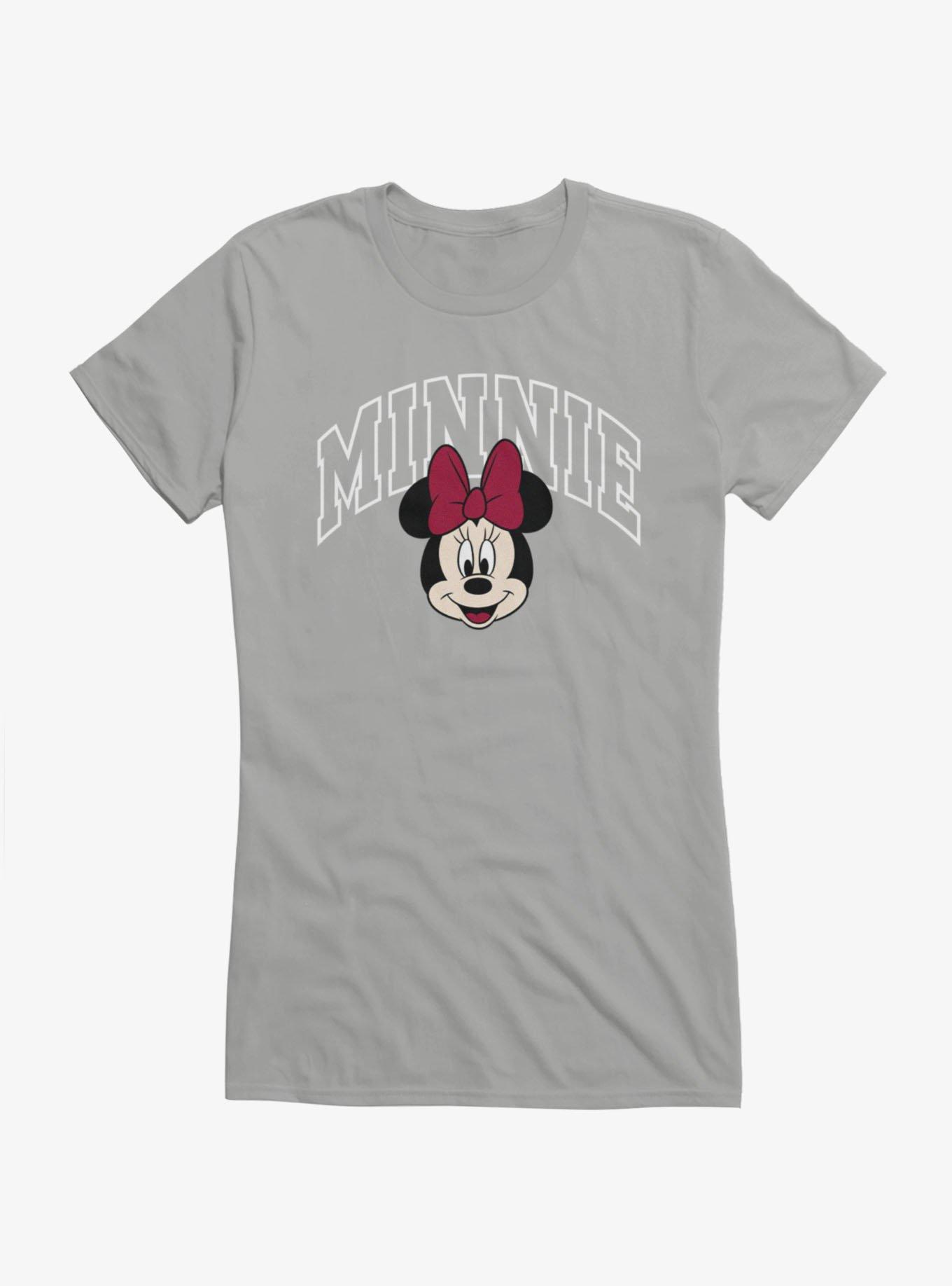 Disney Minnie Mouse Collegiate Outline Girls T-Shirt, , hi-res