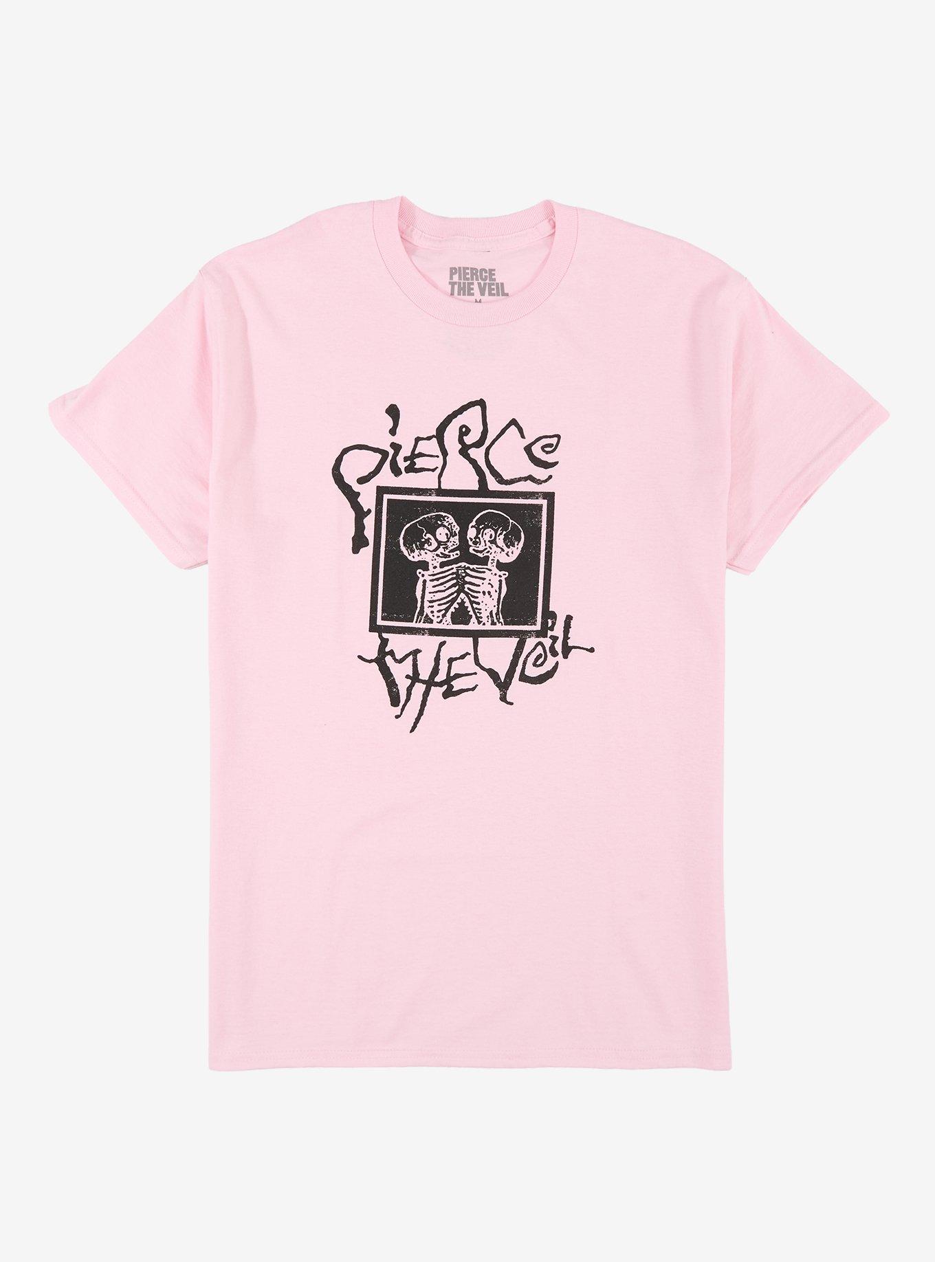 Pierce The Veil Pink Skeletons T-Shirt