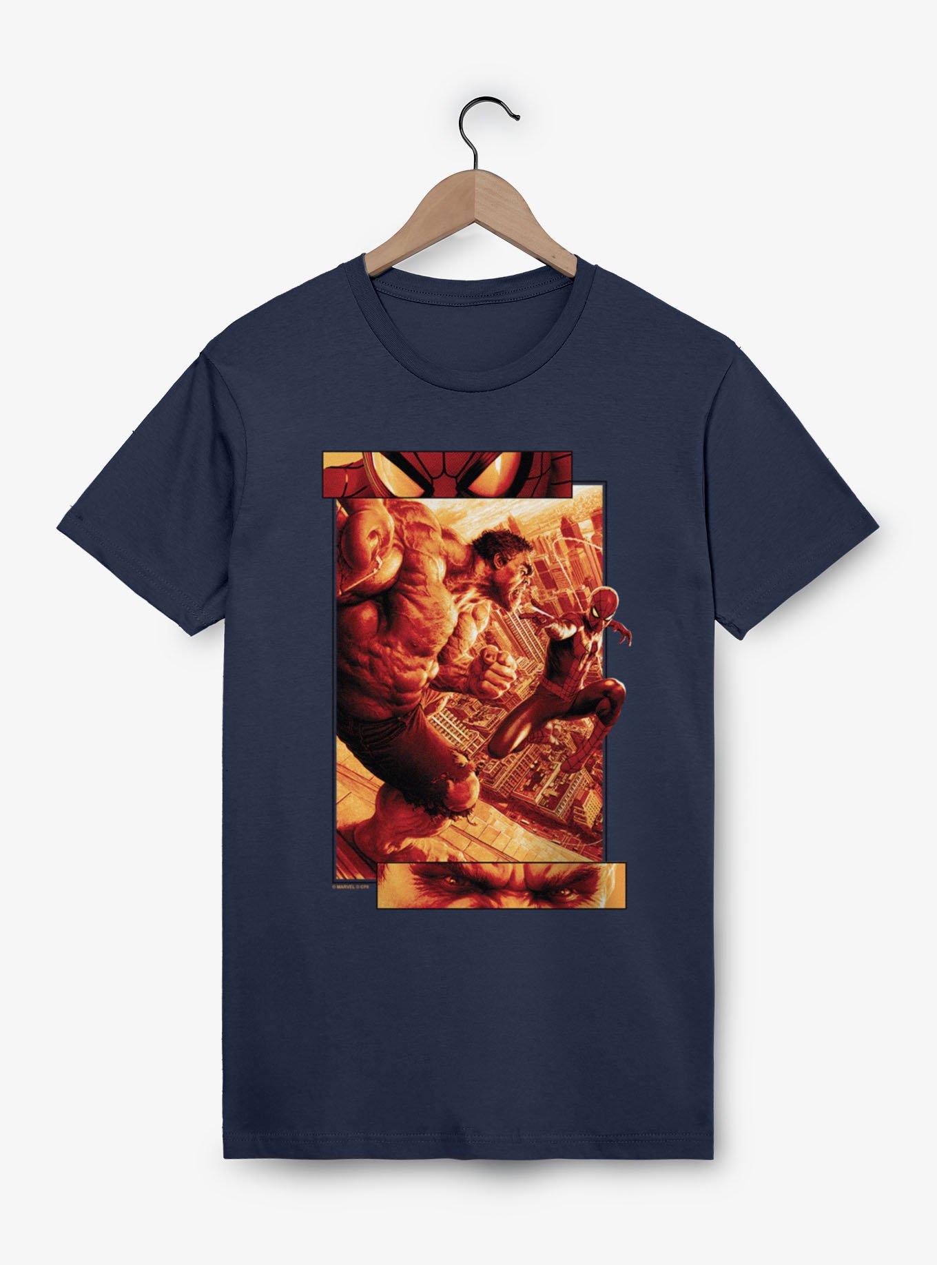 Marvel Spider-Man Brand New Day Stare Down On City Overlook T-Shirt, , hi-res