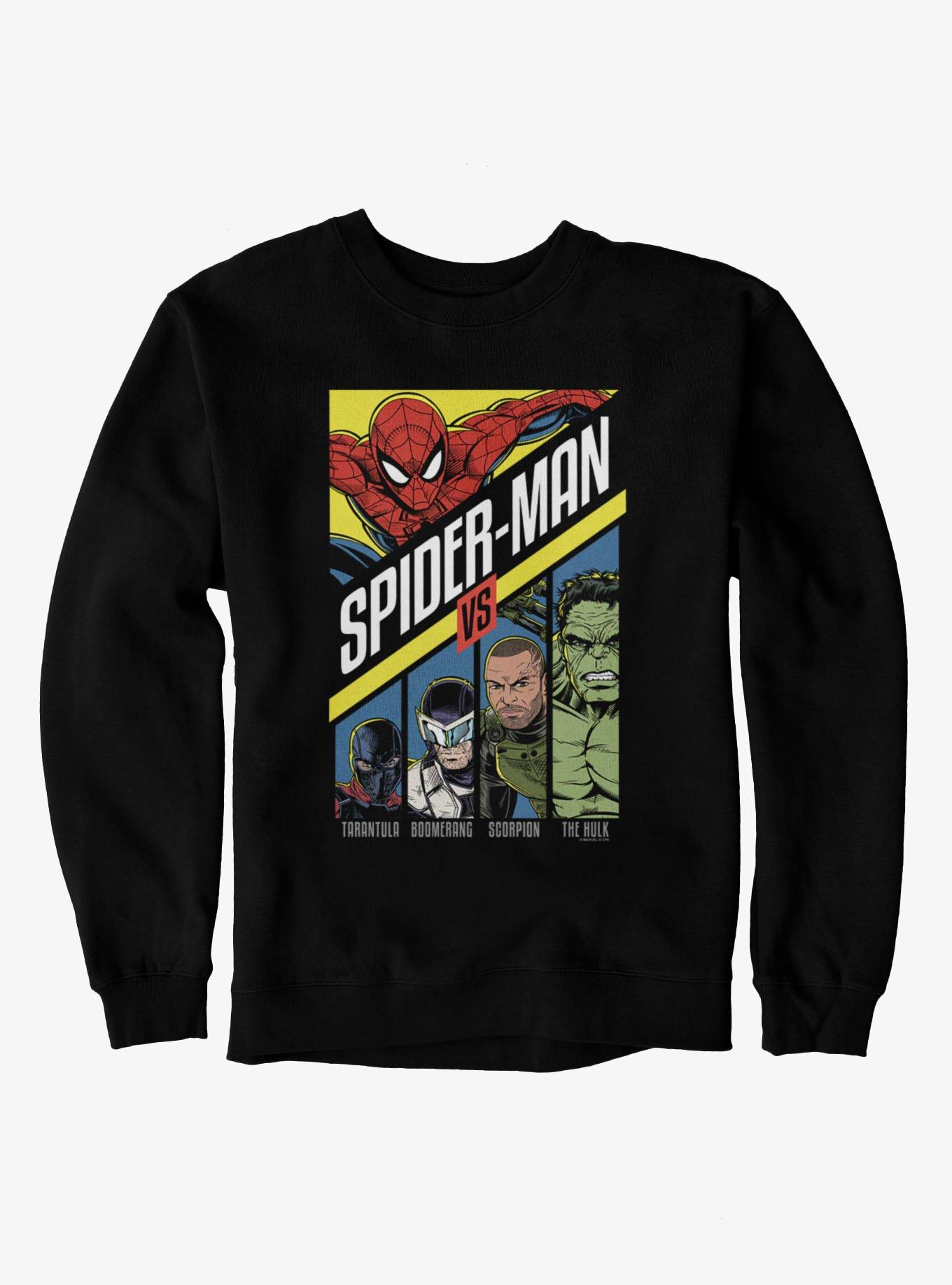 Marvel Spider-Man Brand New Day Vs Tarantula Boomerang Scorpion Hulk Sweatshirt, , hi-res
