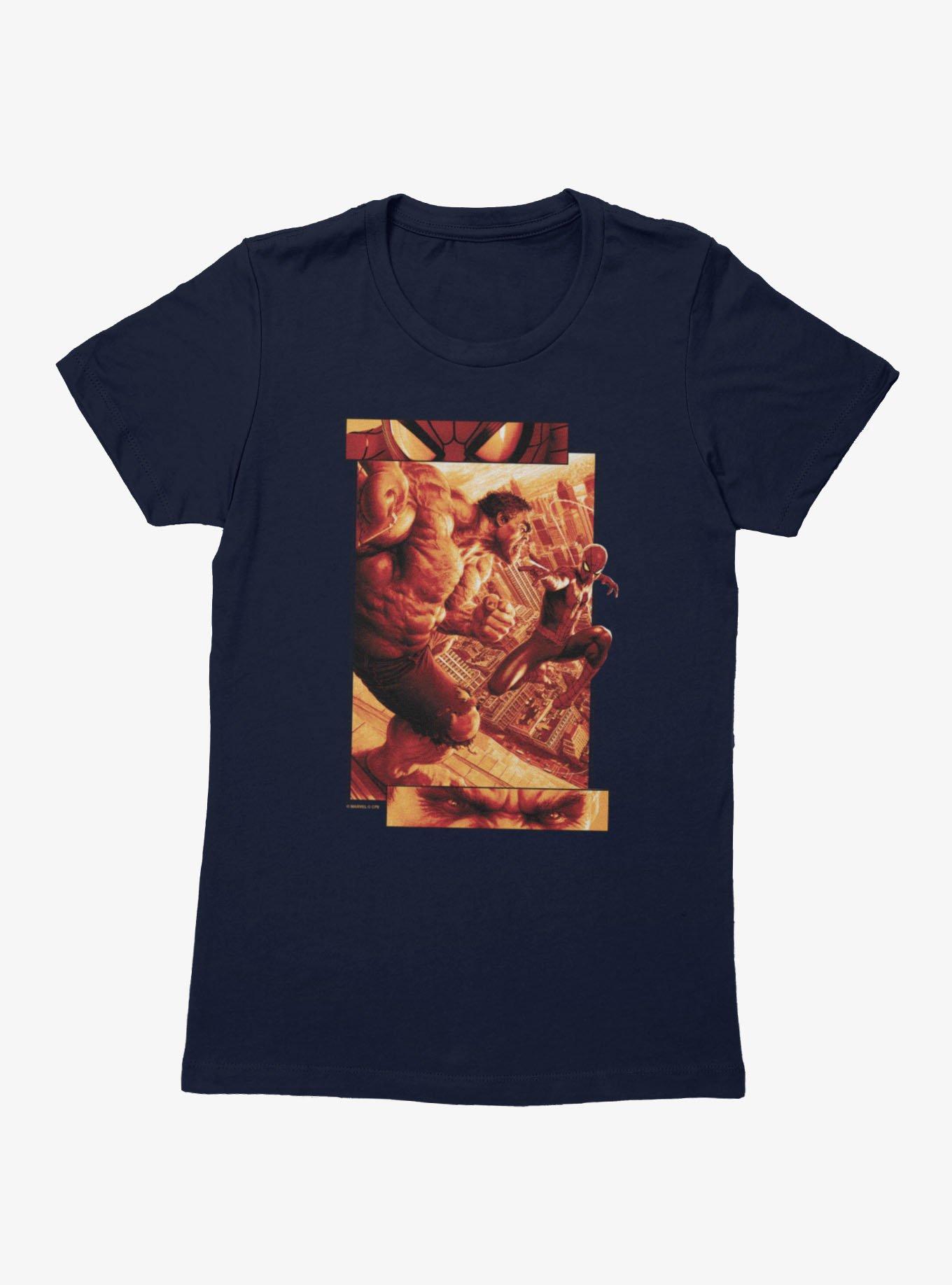 Marvel Spider-Man Brand New Day Stare Down On City Overlook Womens T-Shirt, , hi-res
