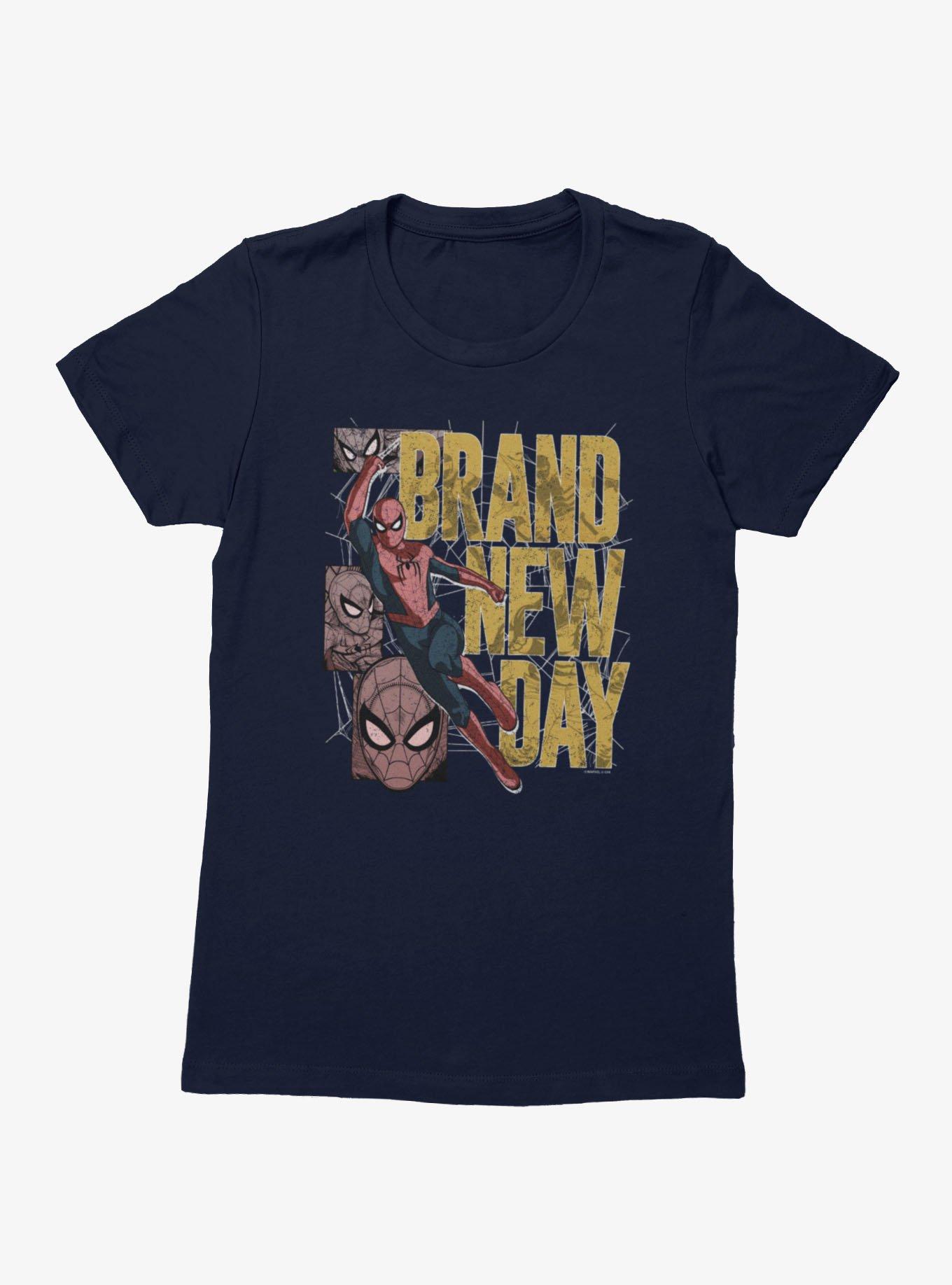 Marvel Spider-Man Brand New Day Swinging Panel Womens T-Shirt, , hi-res