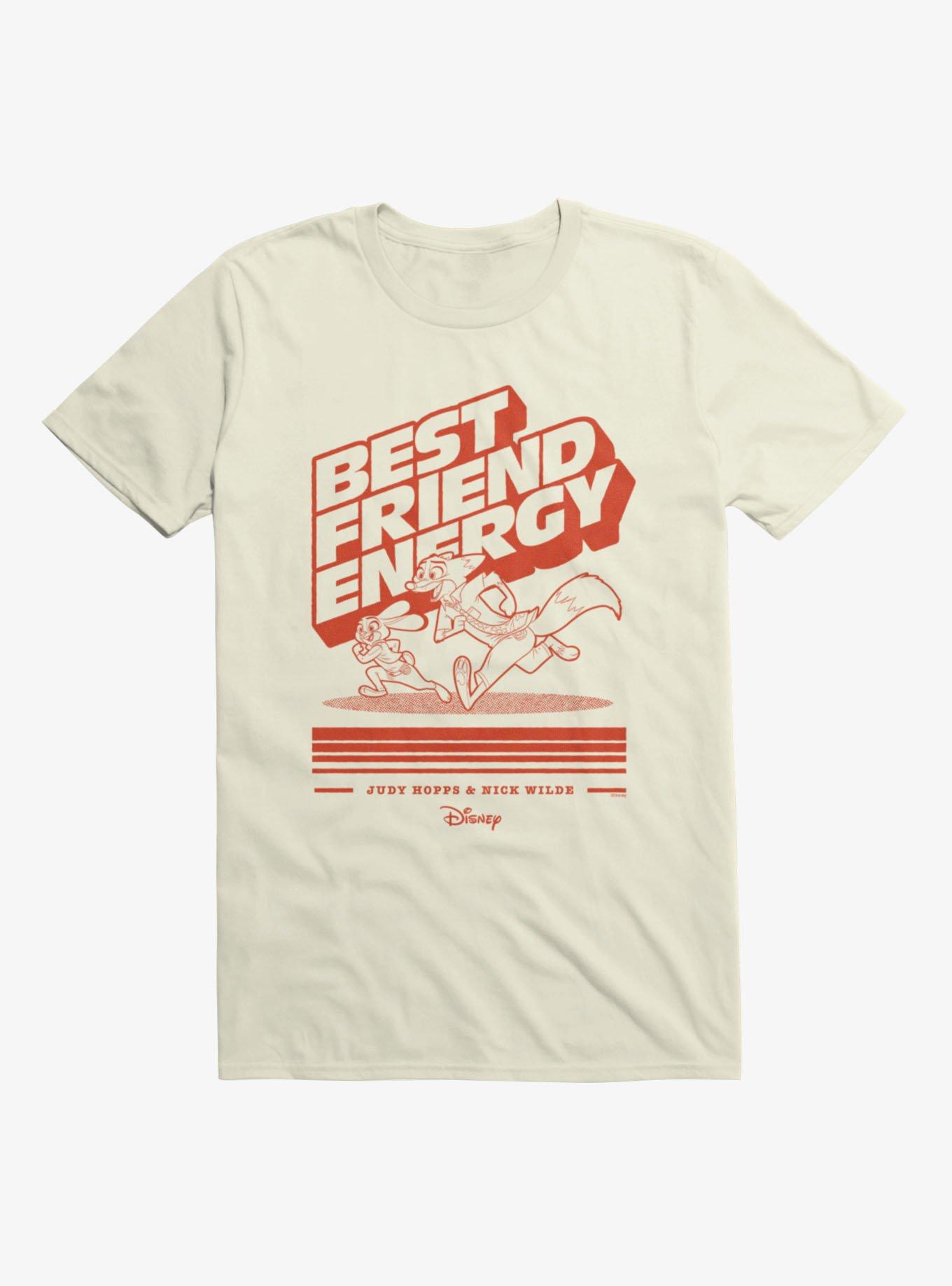 Disney Pixar Zootopia 2 Best Friend Energy Judy Hopps & Nick Wilde T-Shirt, , hi-res