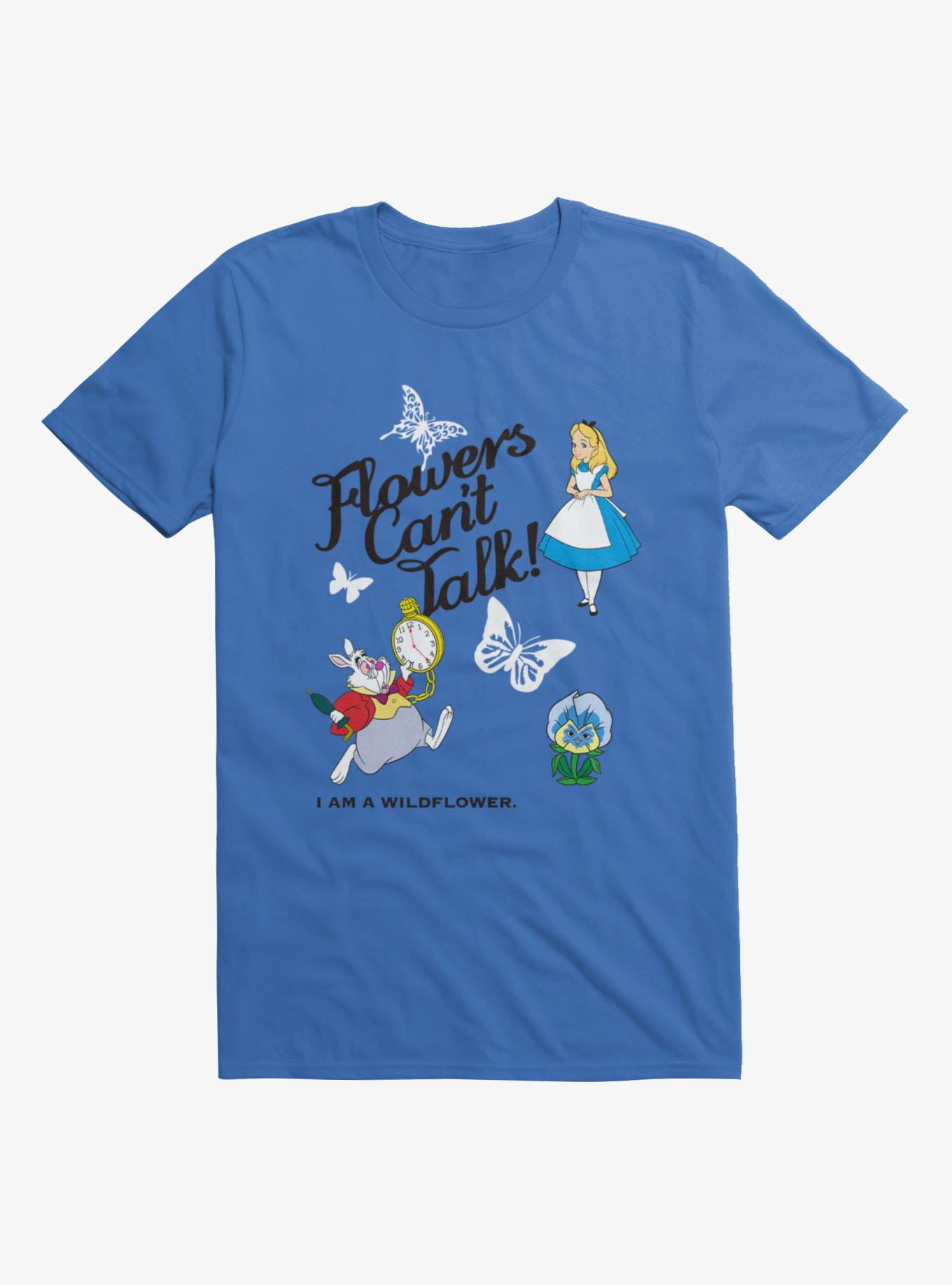 Disney Alice In Wonderland Flowers Can't Talk! T-Shirt, , hi-res