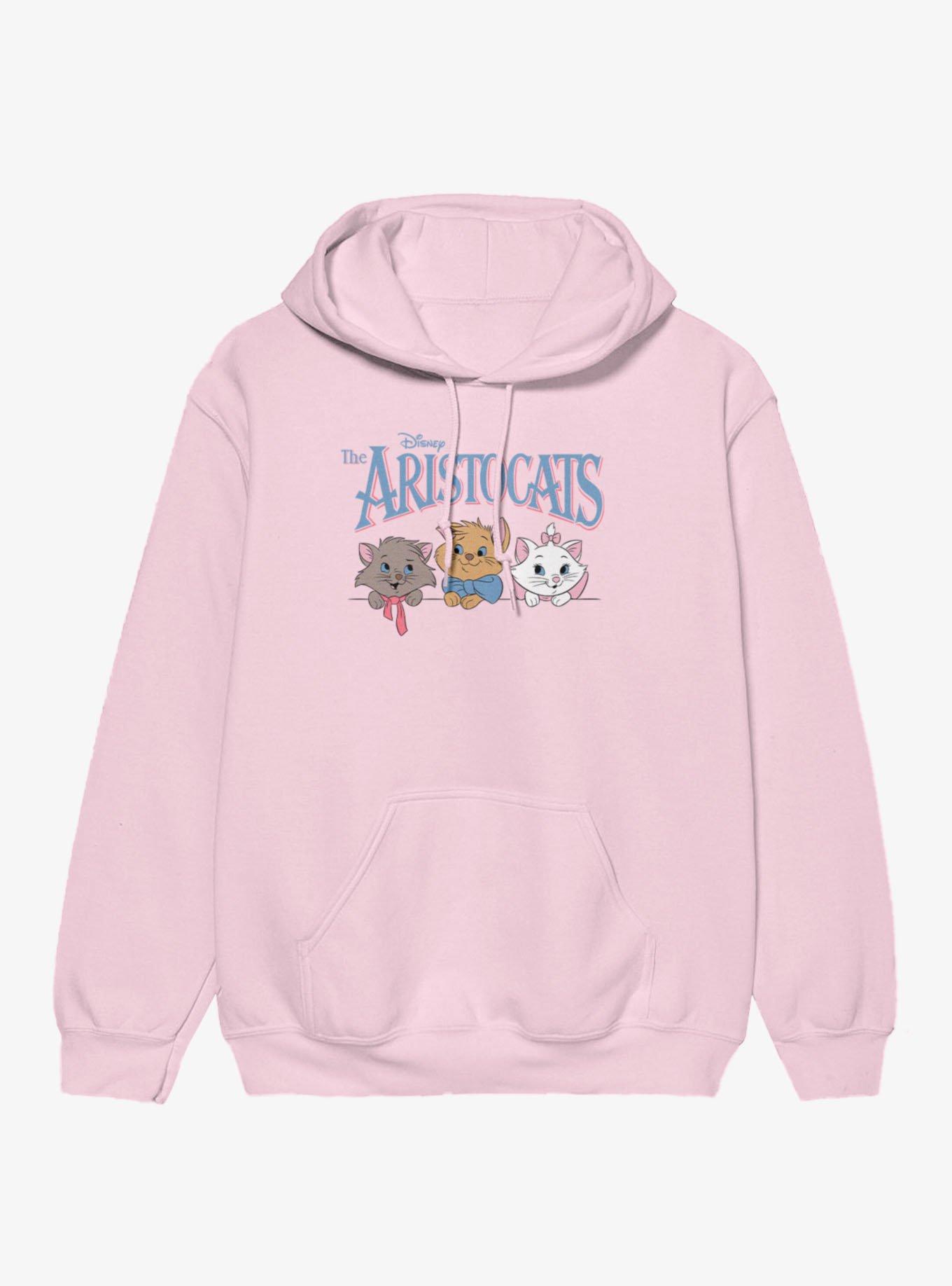 Disney Aristocats Logo Kitten Face Lineup Hoodie, , hi-res