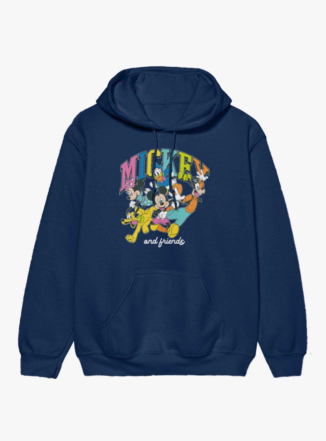 Disney Mickey Mouse Arched Running Group Hoodie, , hi-res