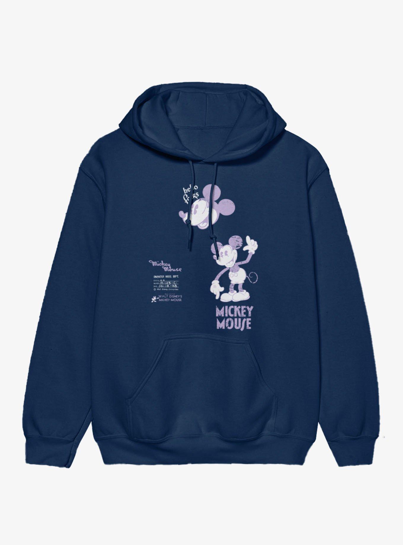 Disney Mickey Mouse Character Model 1938 Sketch Hoodie, , hi-res