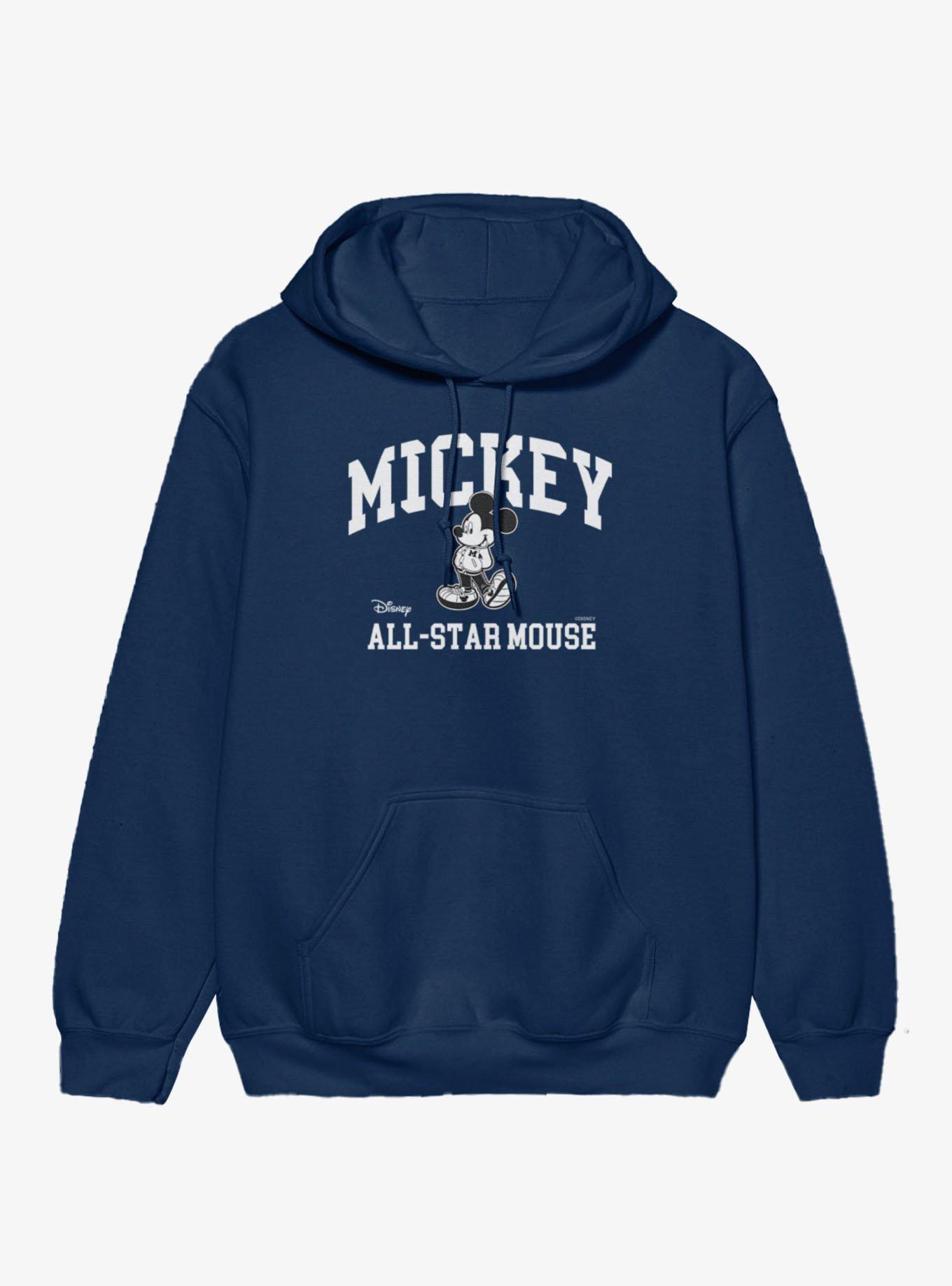 Disney Mickey Mouse All Star Mouse Hoodie, NAVY, hi-res view 1