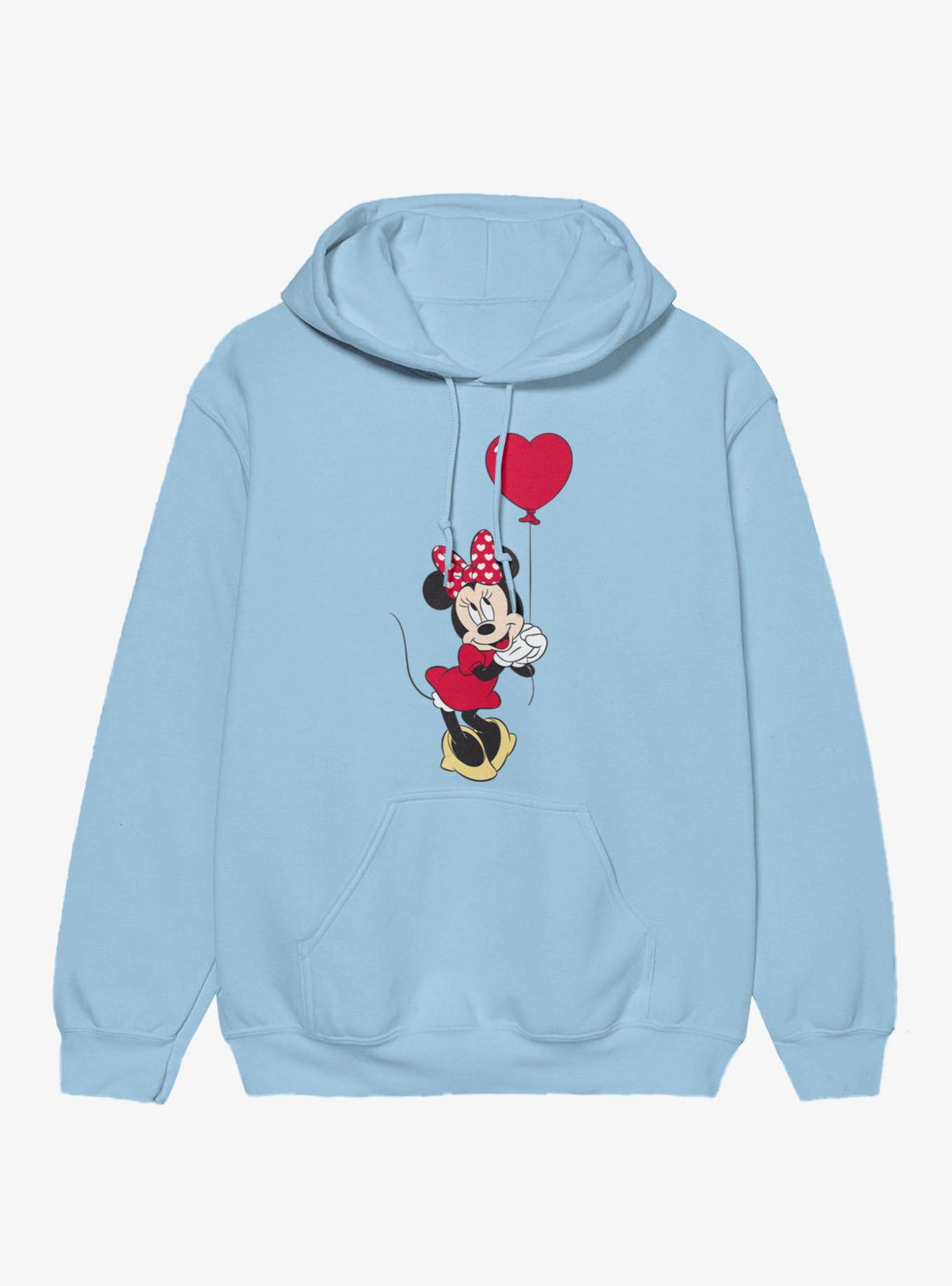 Disney Minnie Mouse Red Balloon Heart Hoodie, , hi-res