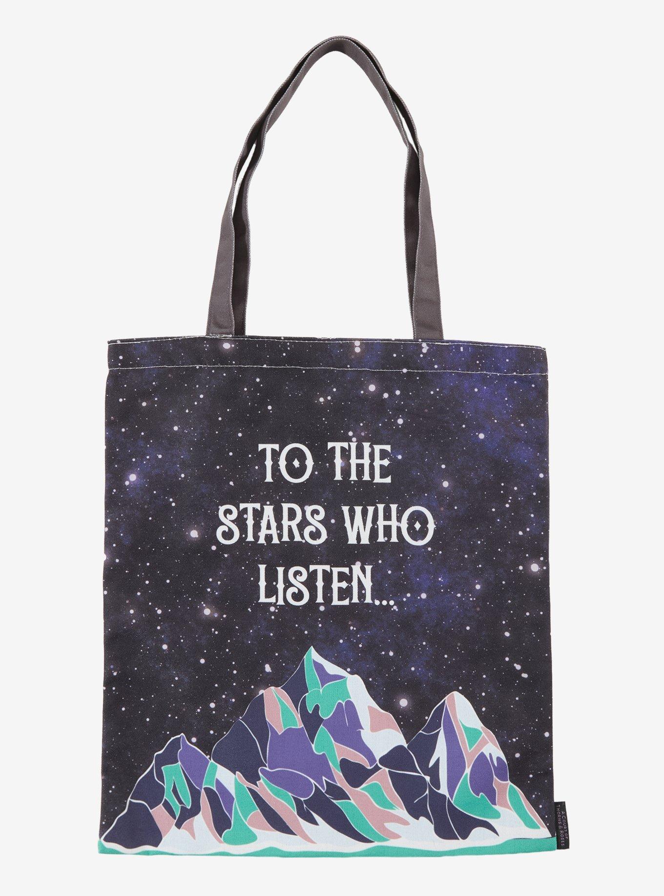 A Court Of Thorns And Roses Quote Night Court Tote Bag