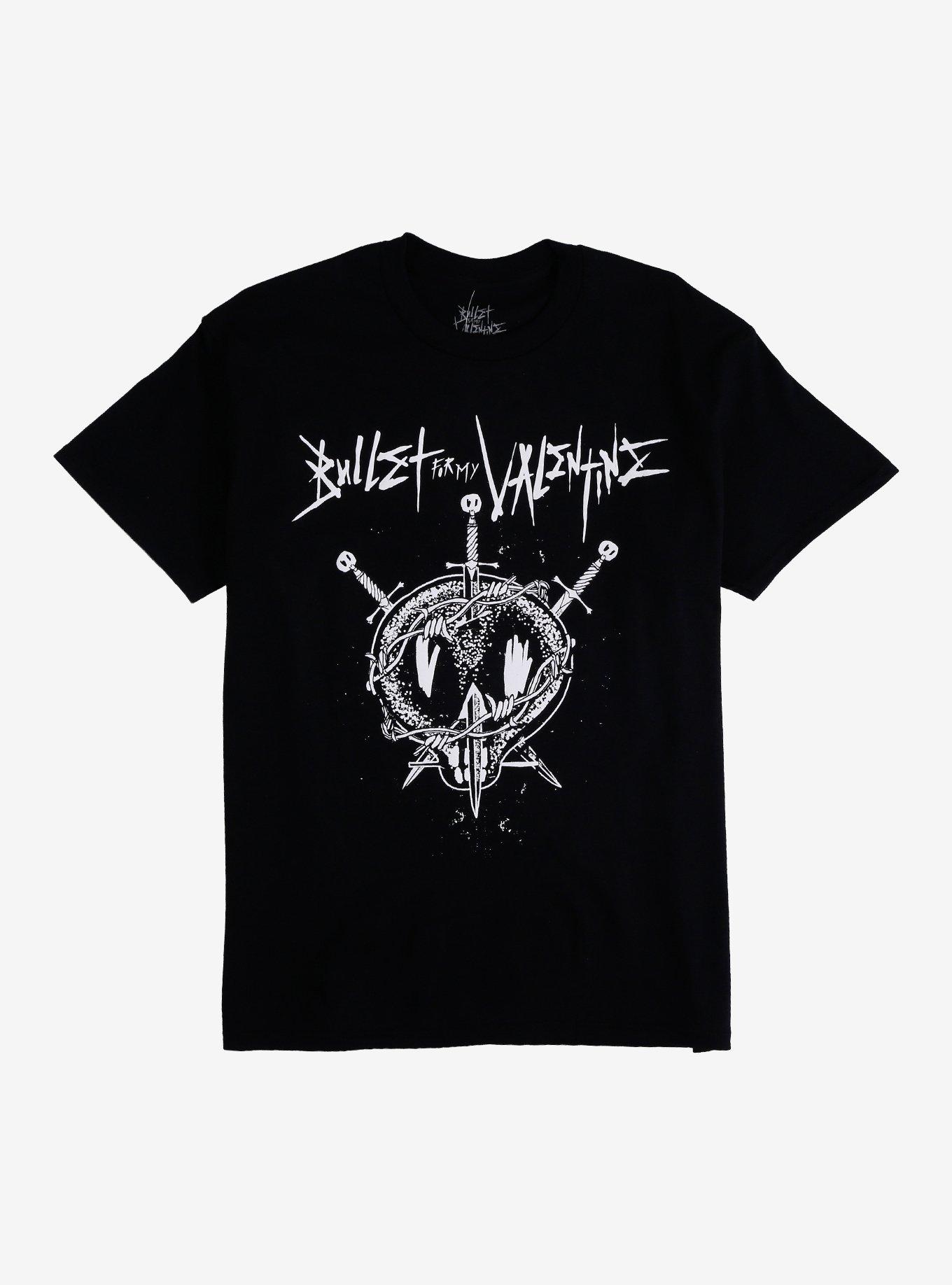 Bullet For My Valentine Skull Dagger T-Shirt