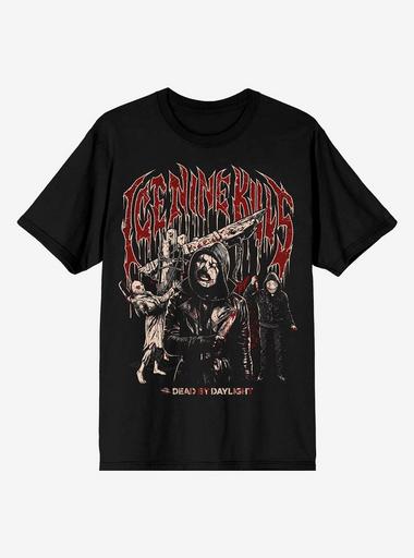 Ice Nine Kills X Dead By Daylight Character Lineup T-Shirt | Hot Topic