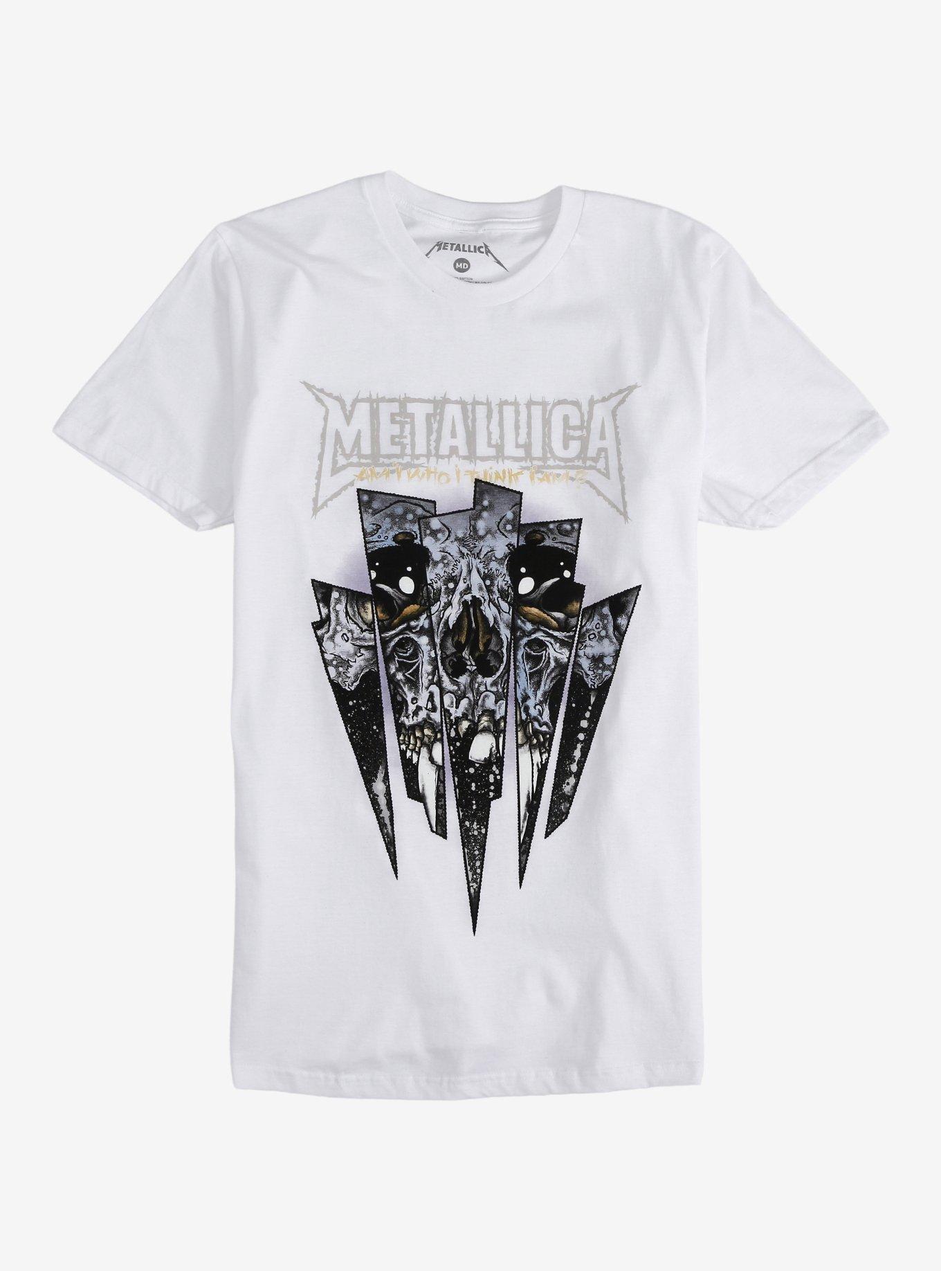 Metallica Jagged Panel Skull T-Shirt