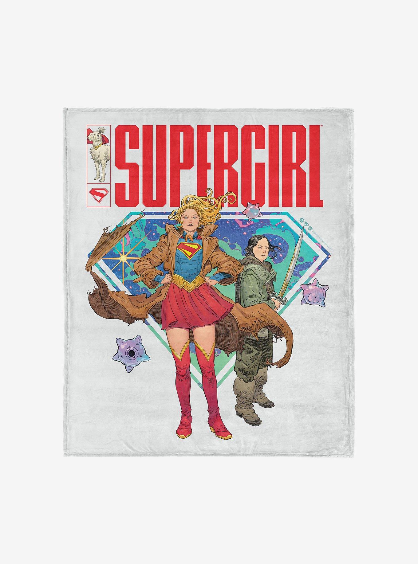 DC Comics Supergirl Save the Day 50x60" Silk Touch Throw Blanket, , hi-res