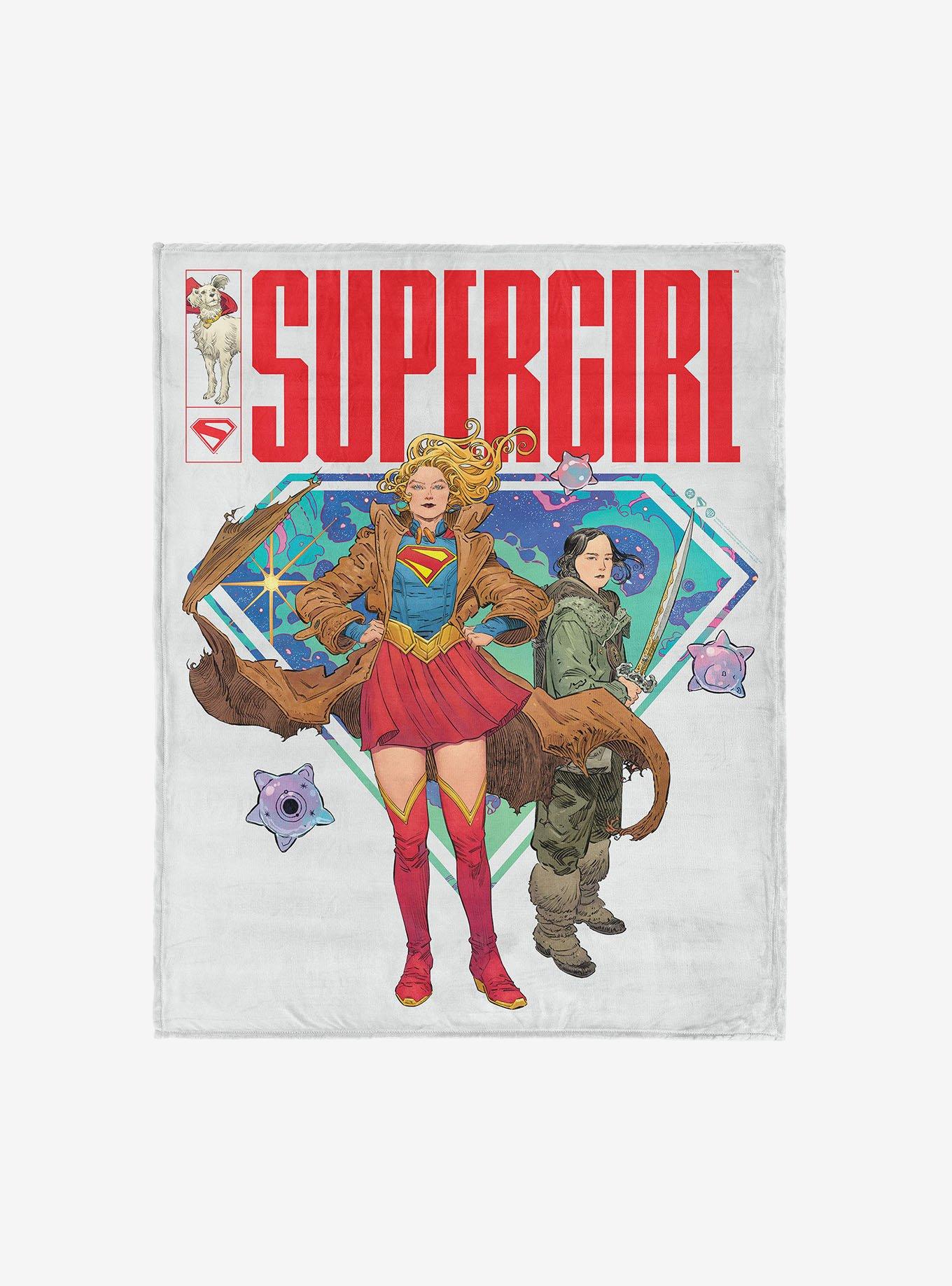 DC Comics Supergirl Save the Day 46x60" Silk Touch Throw Blanket, , hi-res