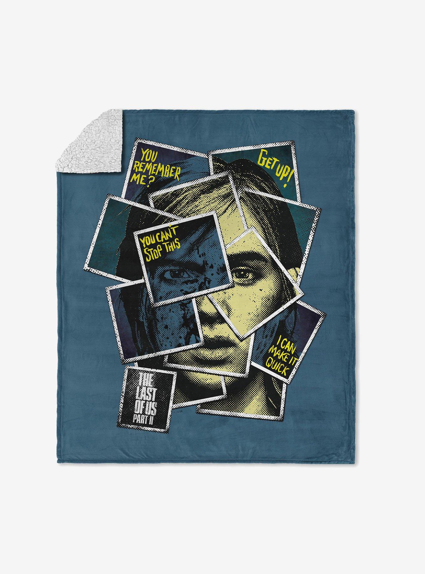 The Last of Us Remember Me Silk Touch Sherpa Throw Blanket, , hi-res