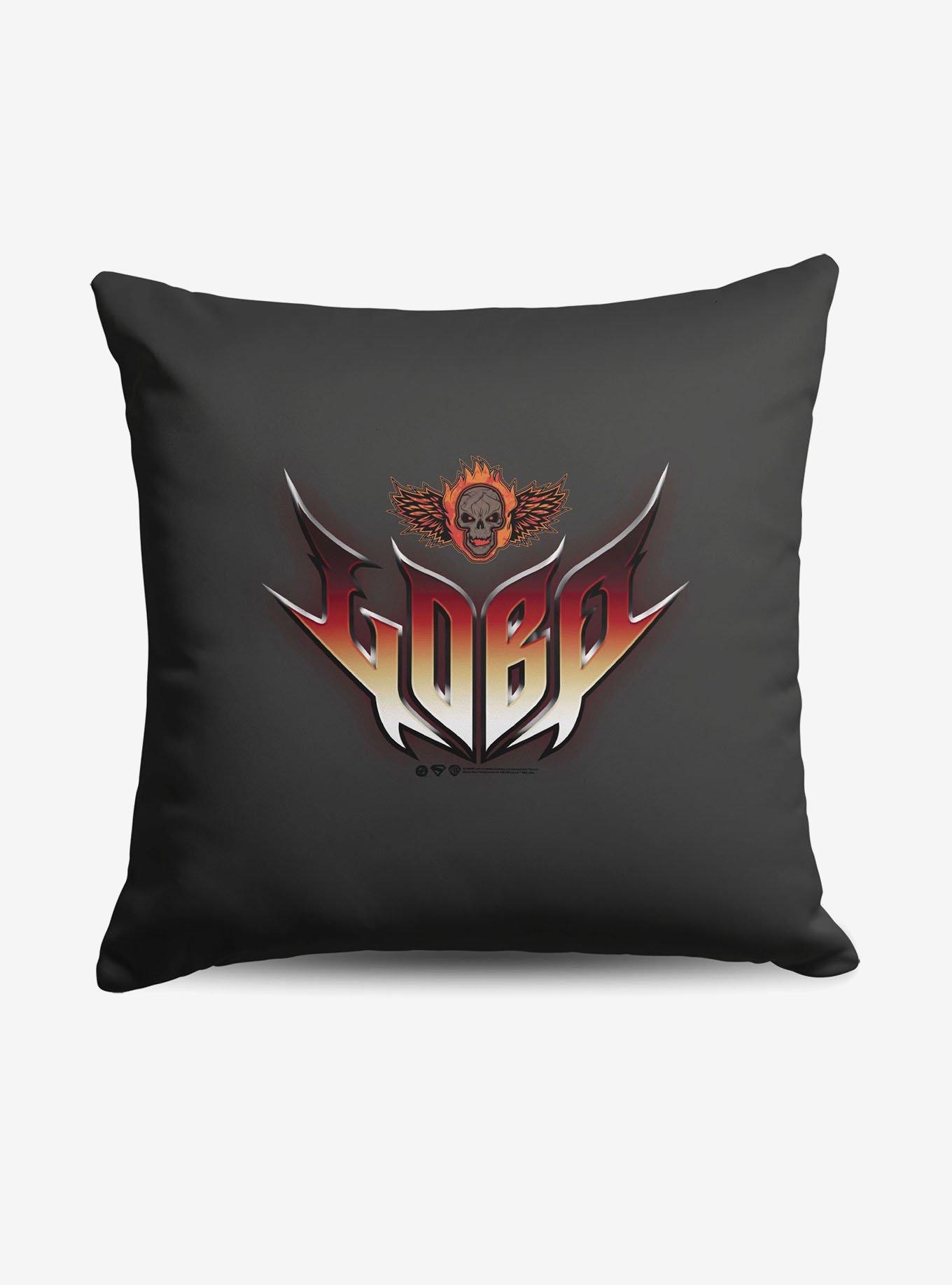 DC Comics Supergirl Lobo Logo Throw Pillow, , hi-res