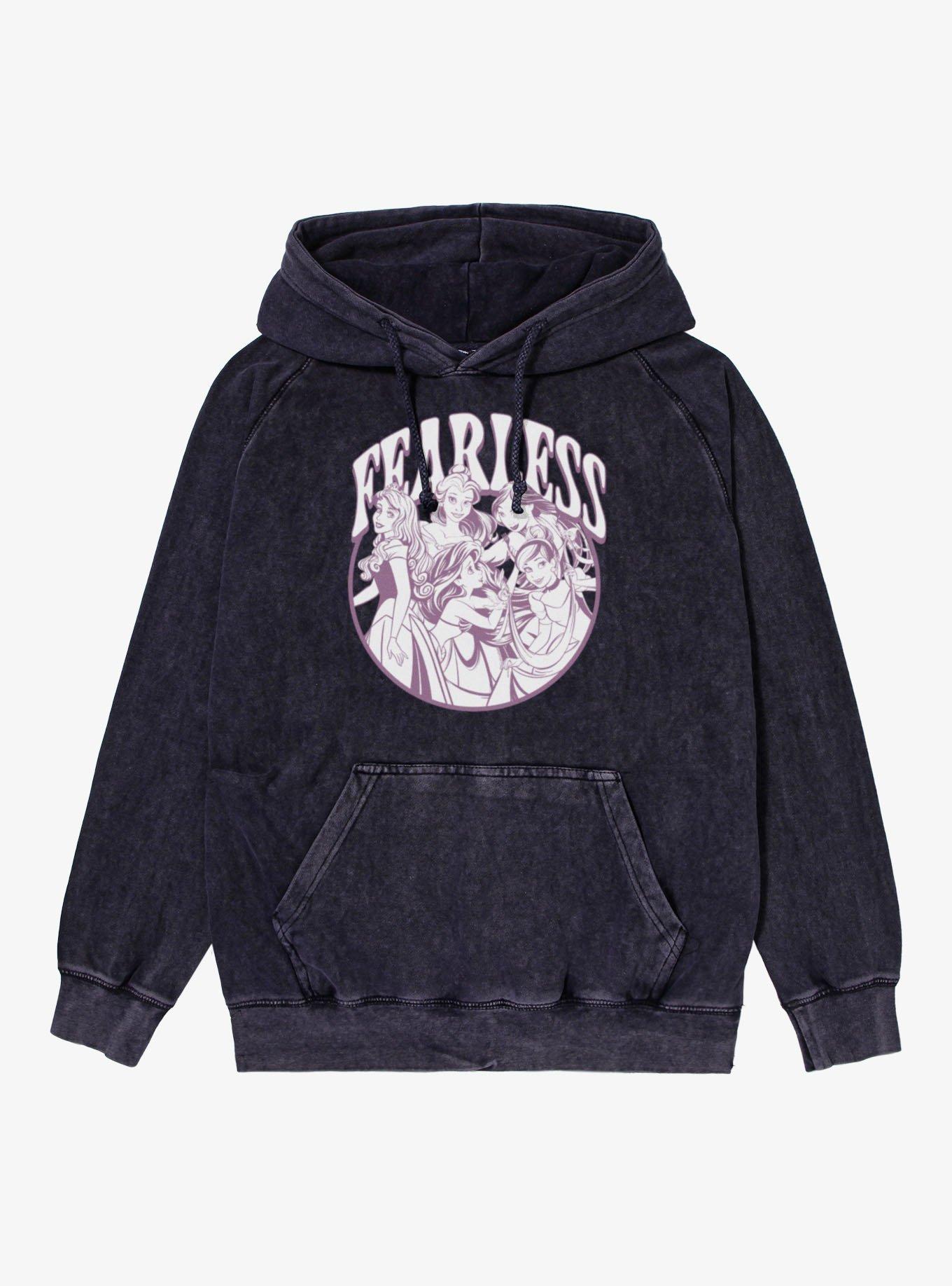 Disney Princesses Fearless Mineral Wash Hoodie, , hi-res