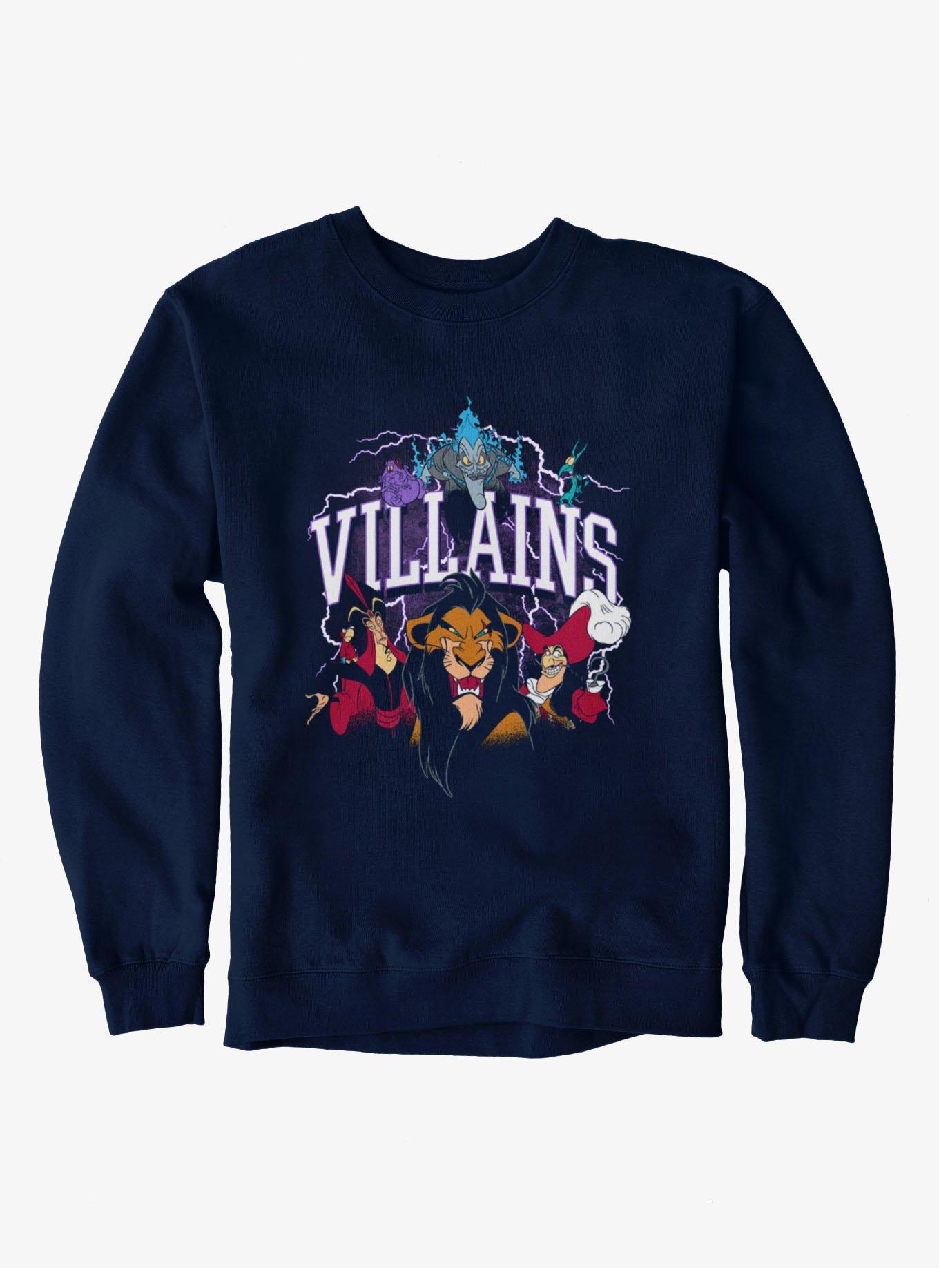 Disney Villains Lightning Evil Smiles Sweatshirt, , hi-res