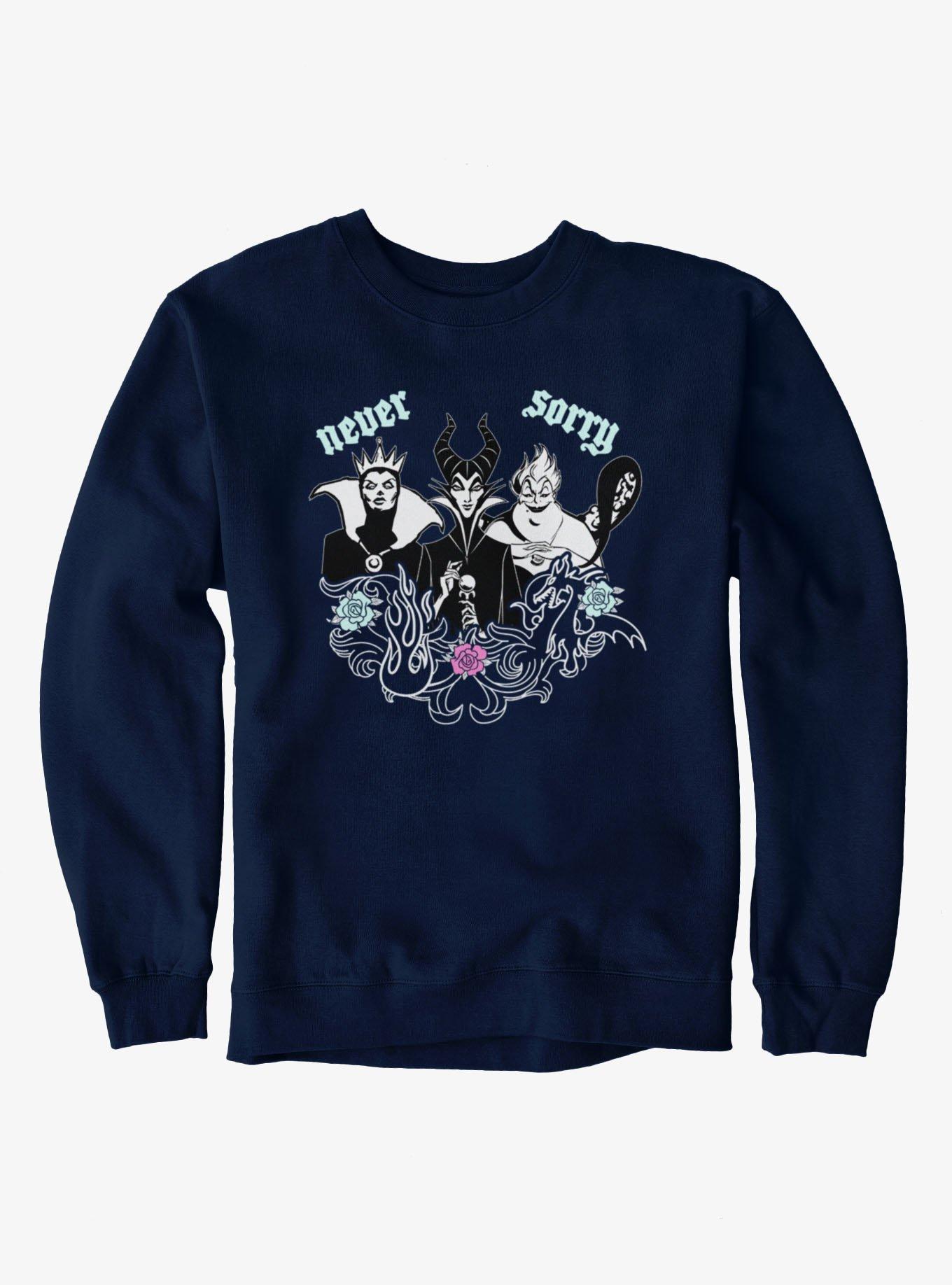 Disney Villains Never Sorry Sweatshirt, , hi-res