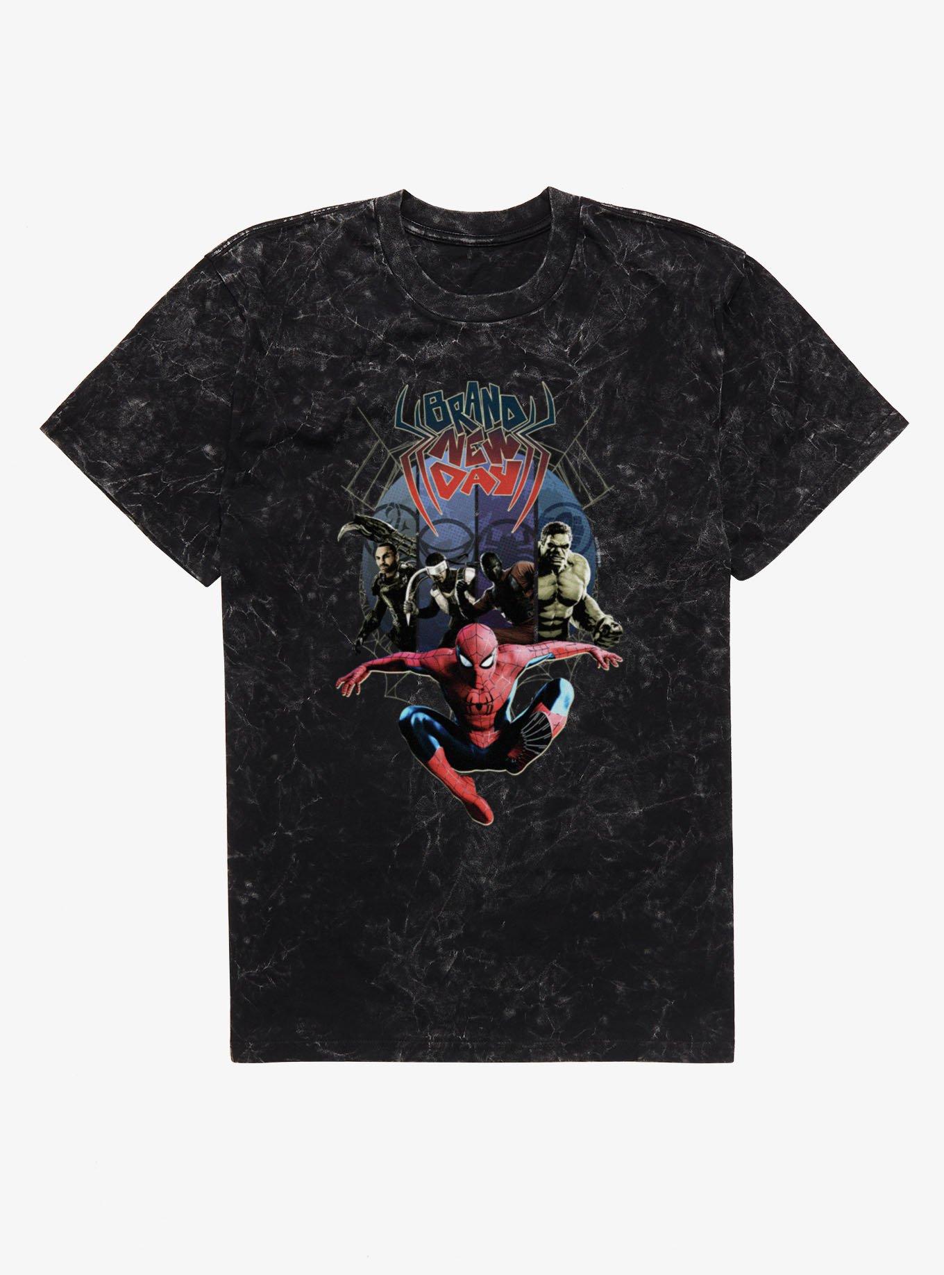 Marvel Spider-Man Brand New Day World Of Villans Chase Mineral Wash T-Shirt, , hi-res