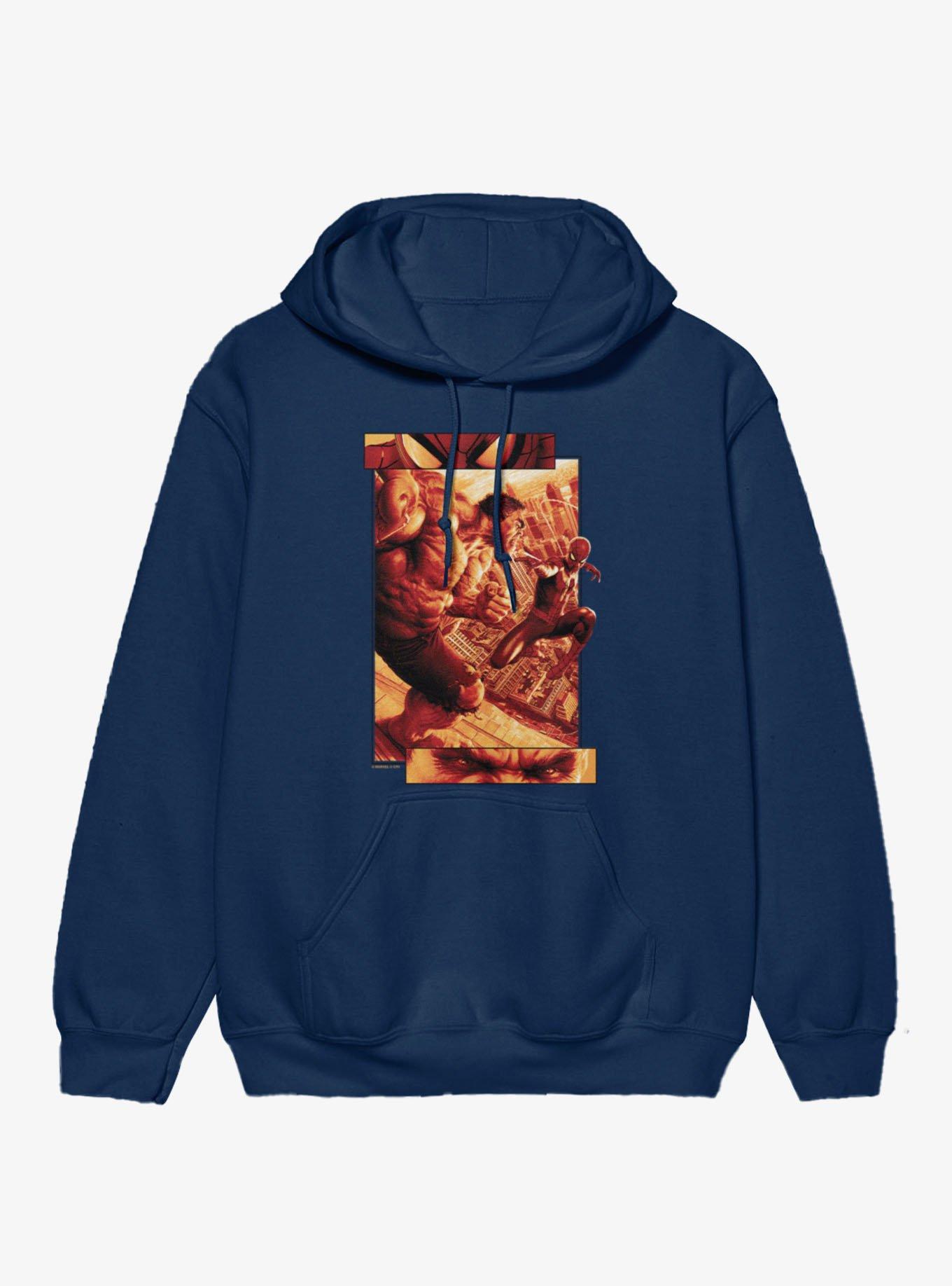 Marvel Spider-Man Brand New Day Stare Down On City Overlook Hoodie, , hi-res