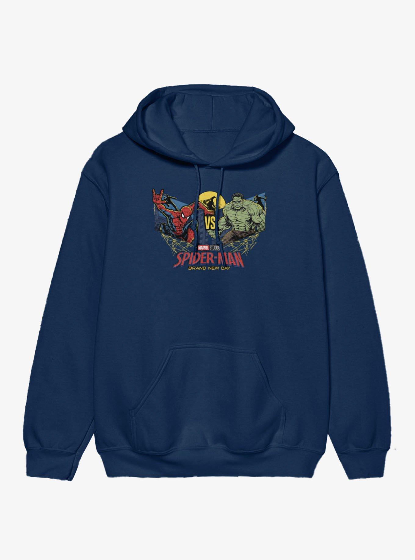 Marvel Spider-Man Brand New Day Vs Hulk Moonlit Fight Hoodie, , hi-res